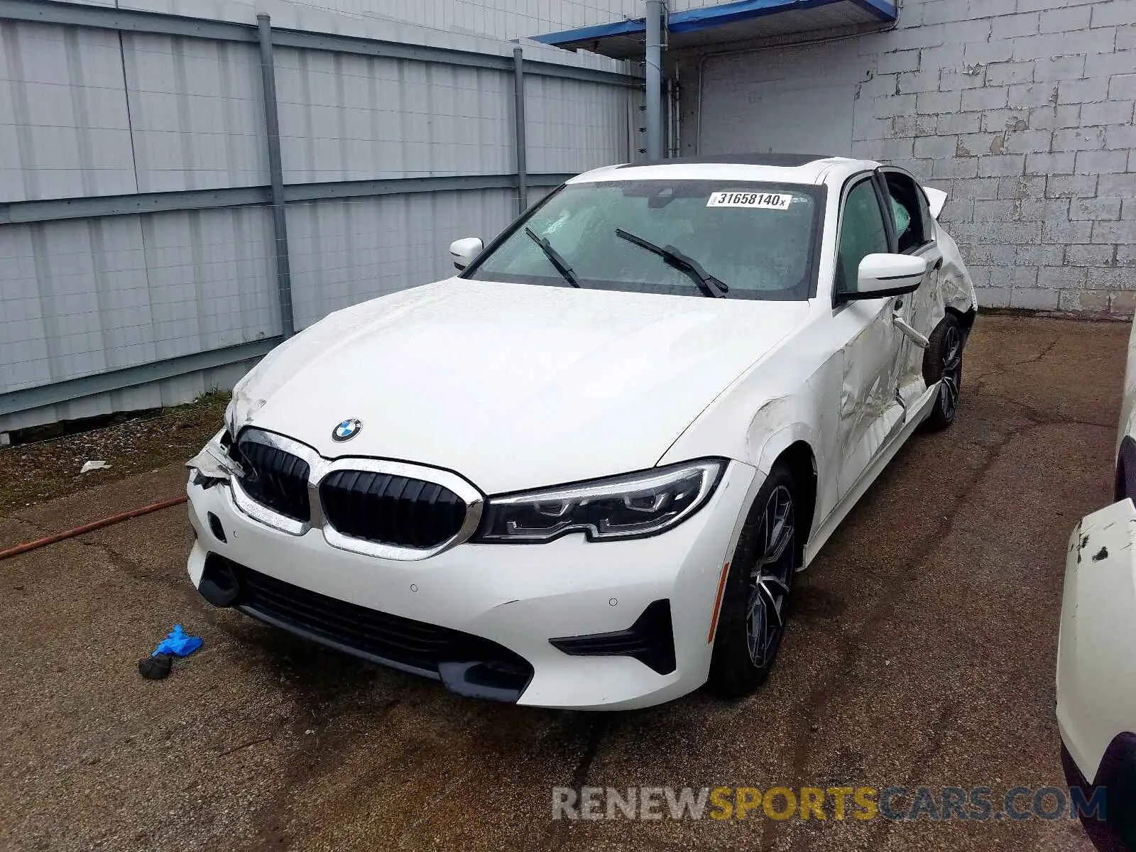 2 Фотография поврежденного автомобиля 3MW5R1J05L8B07701 BMW 3 SERIES 2020