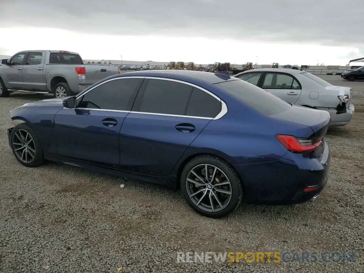 2 Фотография поврежденного автомобиля 3MW5R1J07L8B14133 BMW 3 SERIES 2020