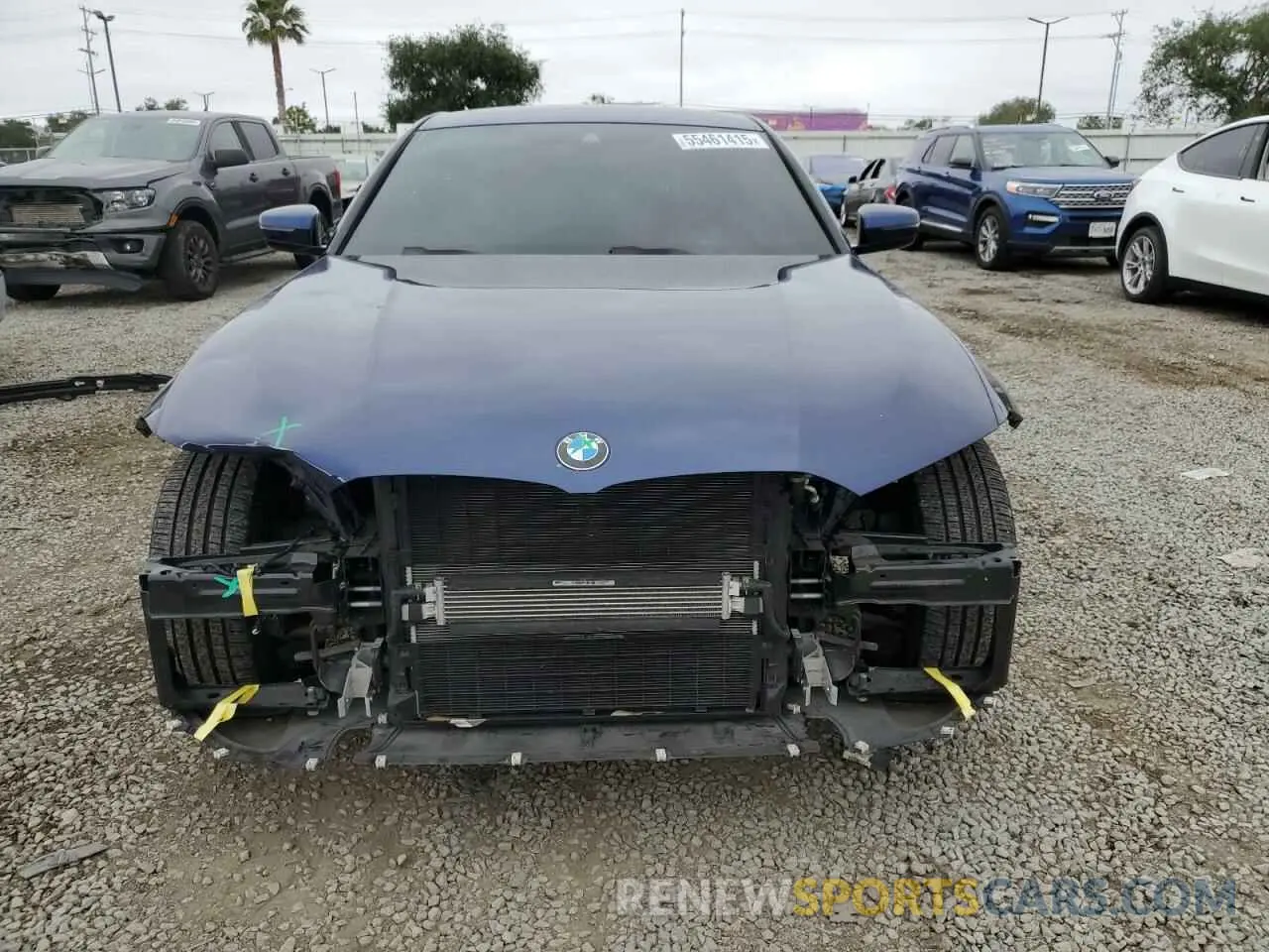 5 Фотография поврежденного автомобиля 3MW5R1J07L8B14133 BMW 3 SERIES 2020