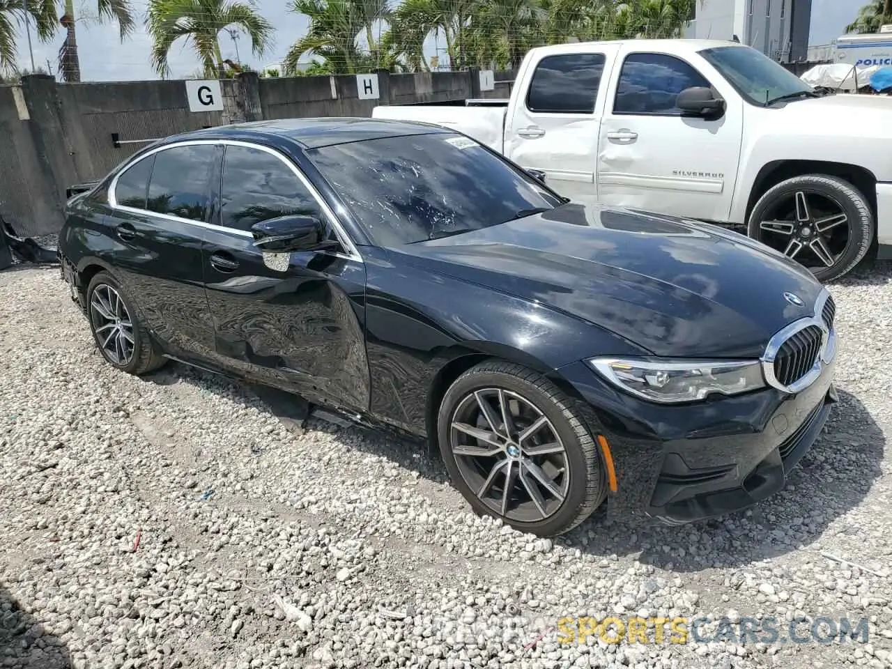 4 Фотография поврежденного автомобиля 3MW5R1J07L8B28730 BMW 3 SERIES 2020