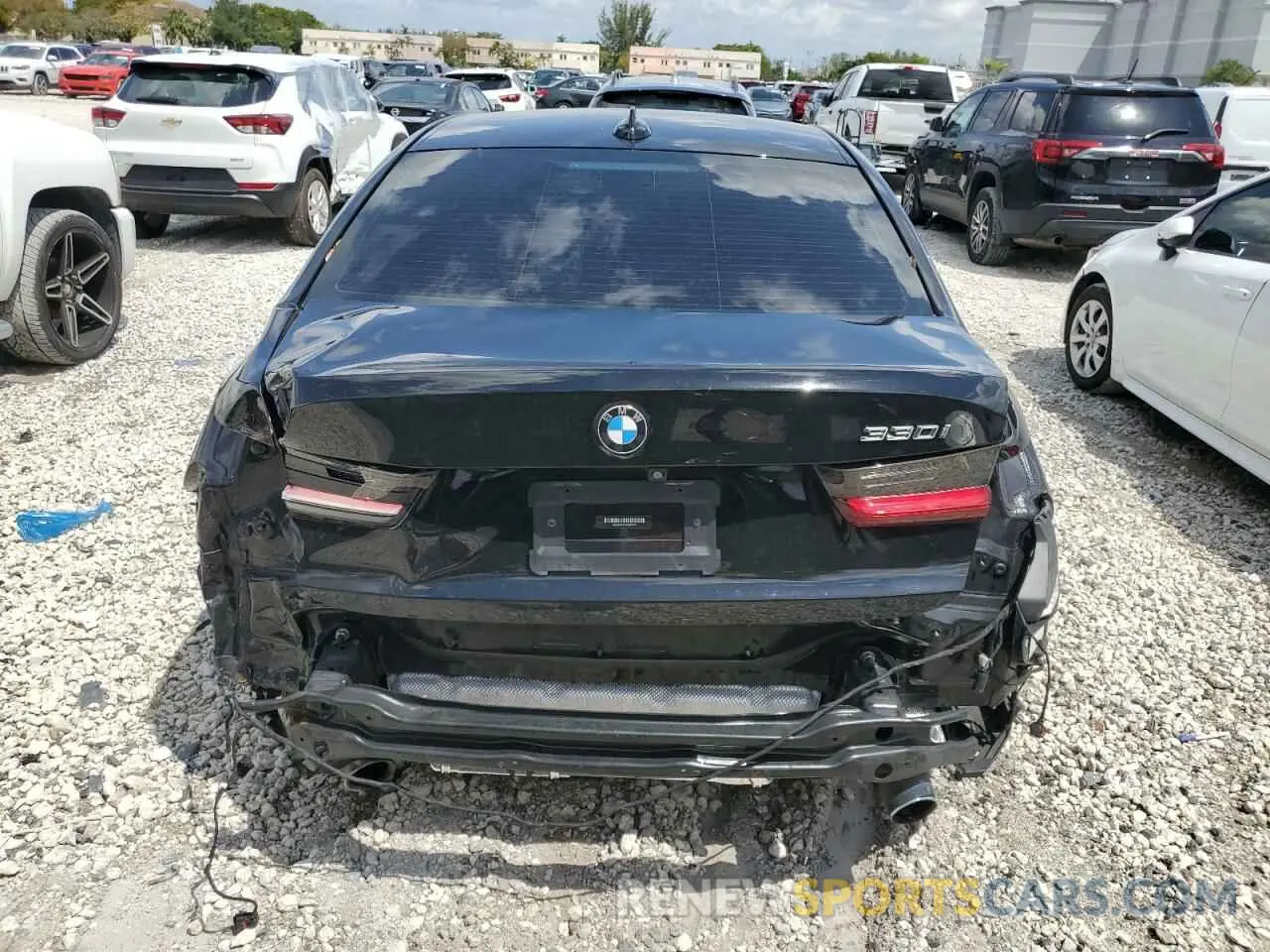 6 Фотография поврежденного автомобиля 3MW5R1J07L8B28730 BMW 3 SERIES 2020