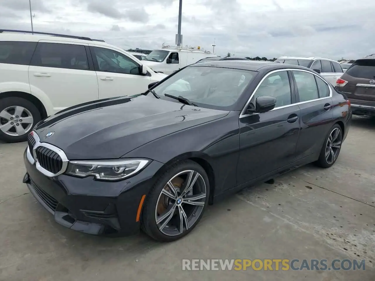 1 Photograph of a damaged car 3MW5R1J08L8B17459 BMW 3 SERIES 2020
