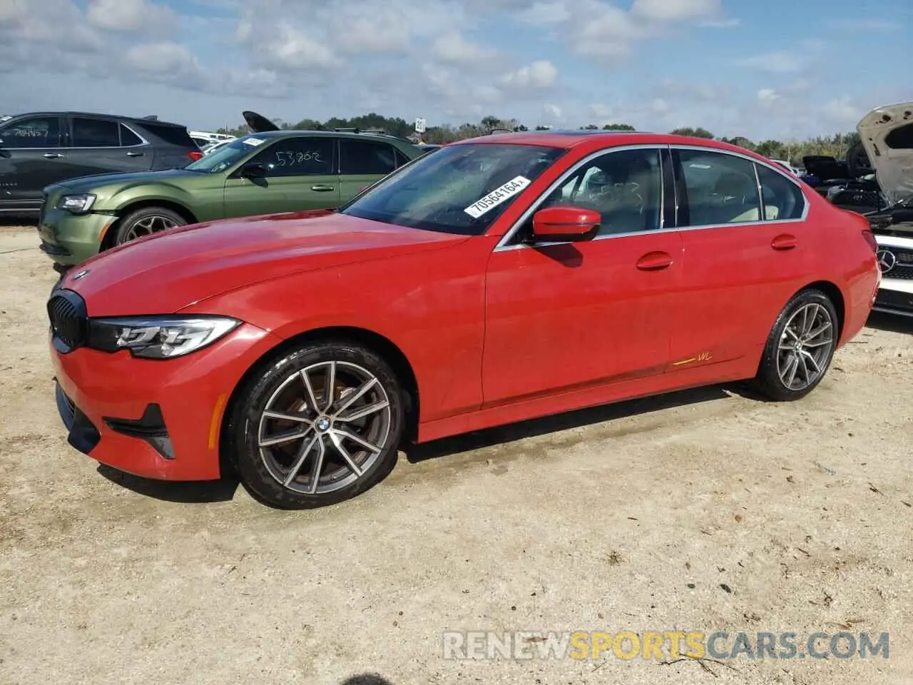 1 Photograph of a damaged car 3MW5R1J08L8B39638 BMW 3 SERIES 2020