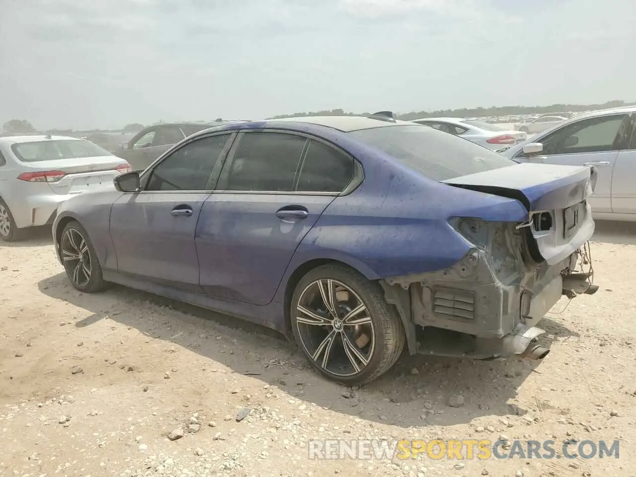 2 Фотография поврежденного автомобиля 3MW5R1J08L8B45309 BMW 3 SERIES 2020