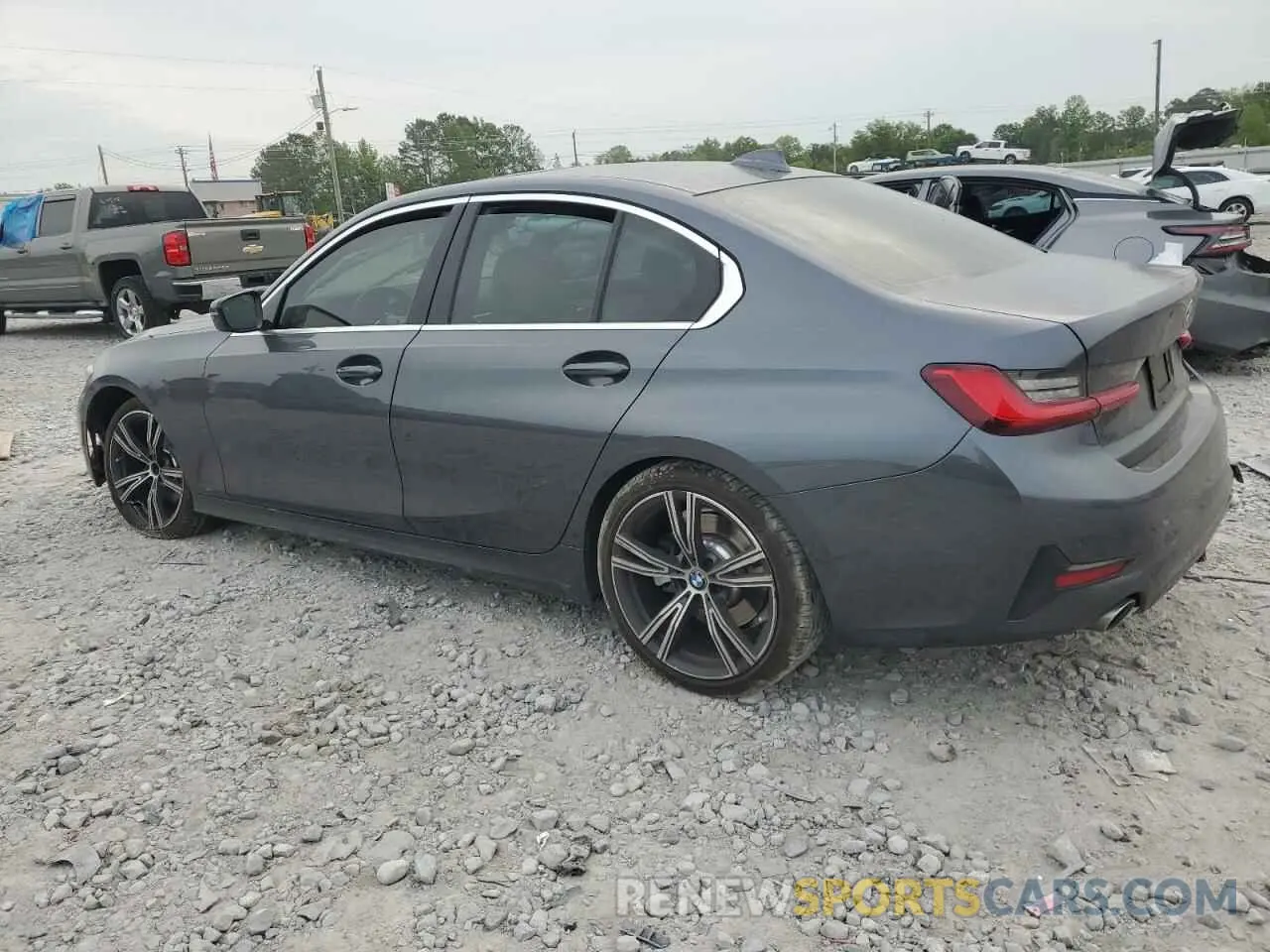 2 Фотография поврежденного автомобиля 3MW5R1J09L8B10763 BMW 3 SERIES 2020