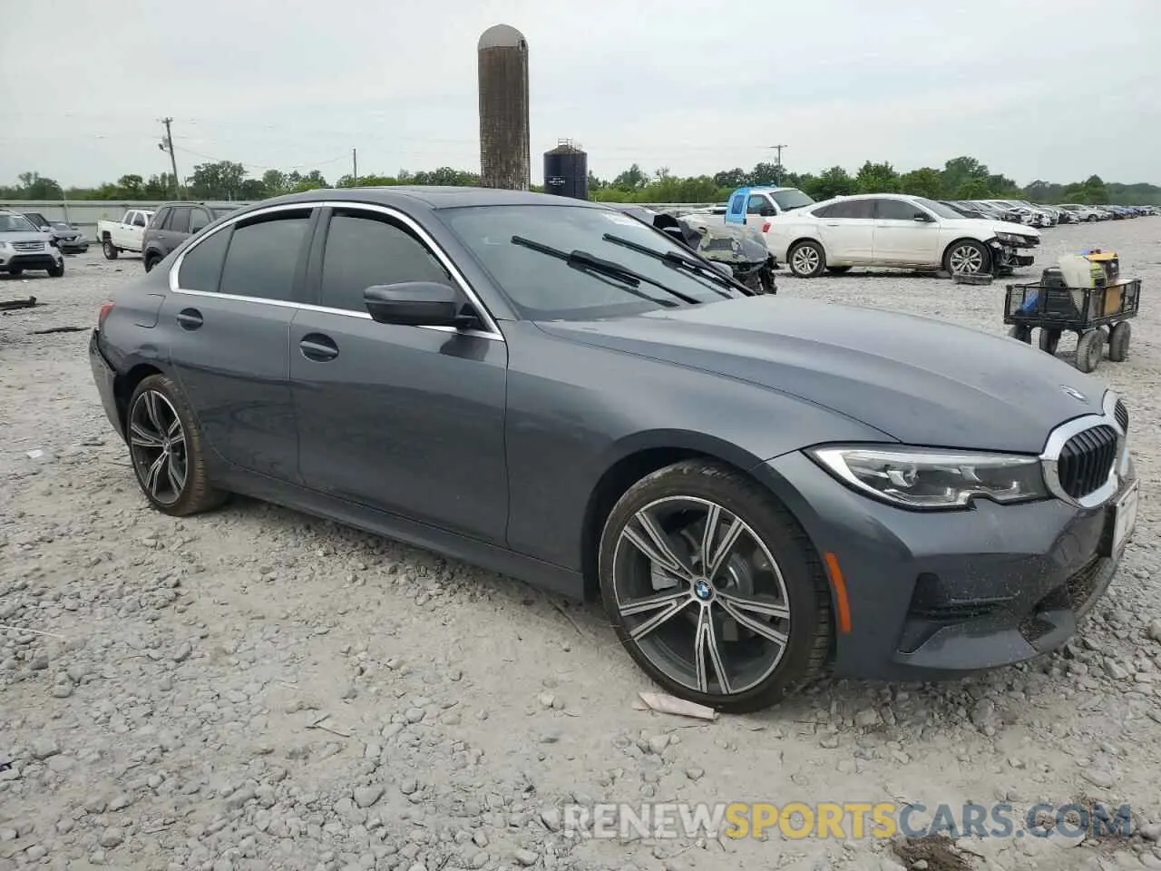 4 Фотография поврежденного автомобиля 3MW5R1J09L8B10763 BMW 3 SERIES 2020