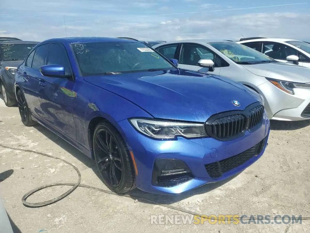 4 Фотография поврежденного автомобиля 3MW5R1J09L8B10973 BMW 3 SERIES 2020
