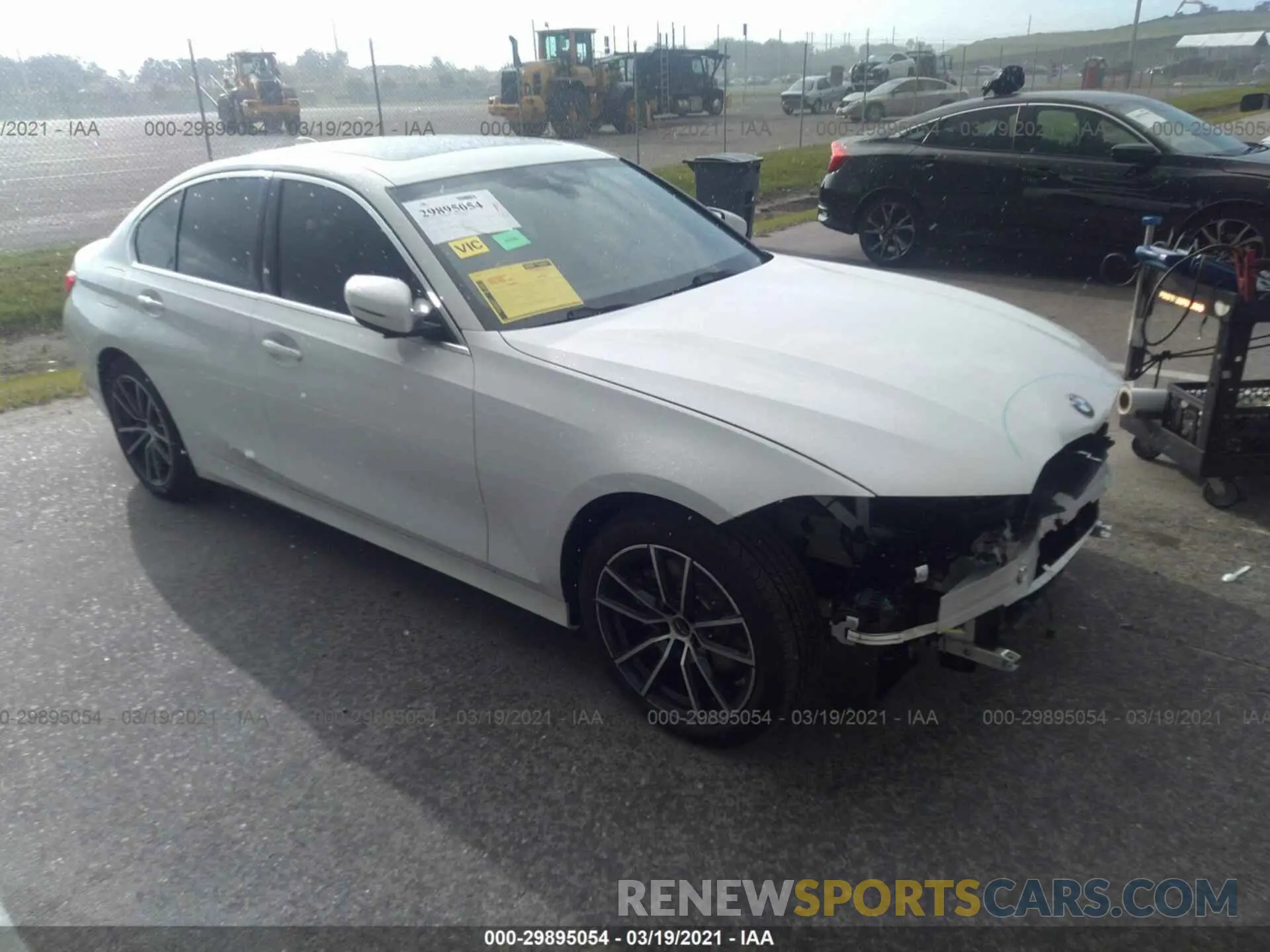 1 Photograph of a damaged car 3MW5R1J0XL8B38037 BMW 3 SERIES 2020