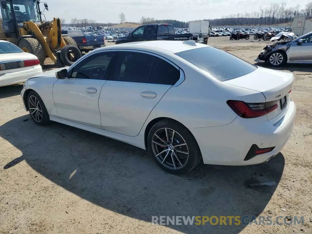 2 Фотография поврежденного автомобиля 3MW5R7J00L8B06412 BMW 3 SERIES 2020