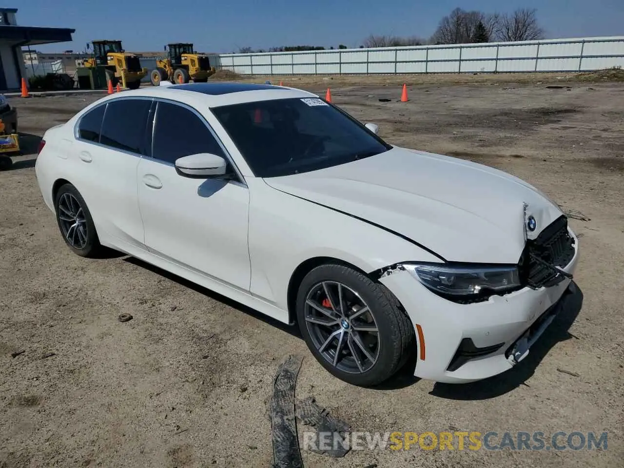 4 Фотография поврежденного автомобиля 3MW5R7J00L8B06412 BMW 3 SERIES 2020