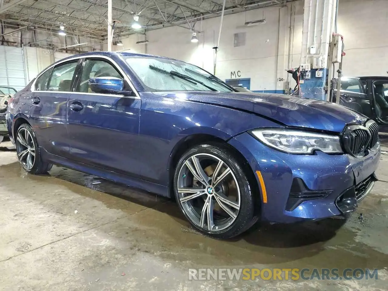 4 Фотография поврежденного автомобиля 3MW5R7J00L8B13201 BMW 3 SERIES 2020