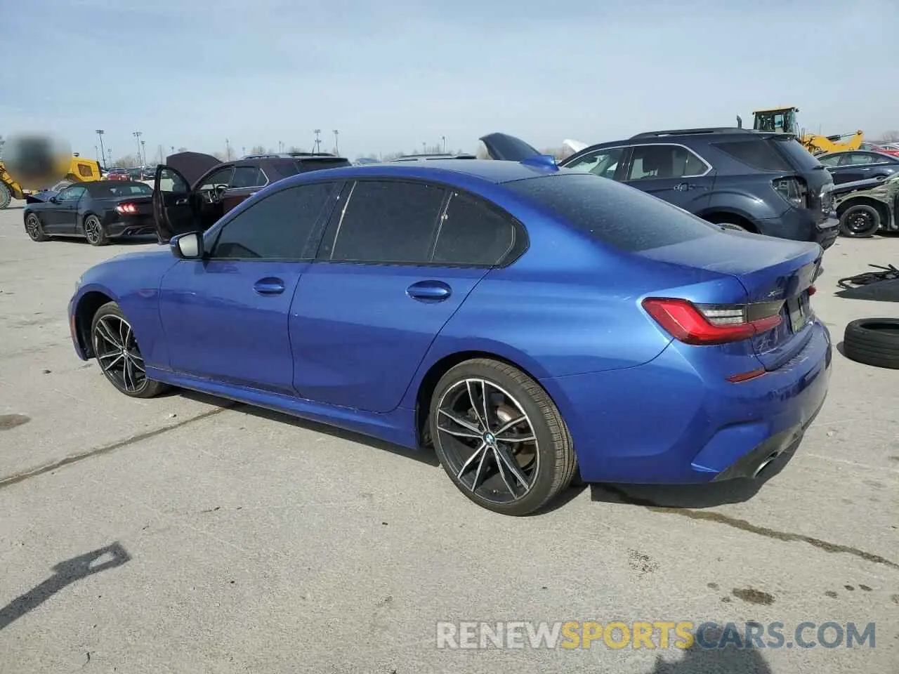 2 Фотография поврежденного автомобиля 3MW5R7J00L8B43315 BMW 3 SERIES 2020