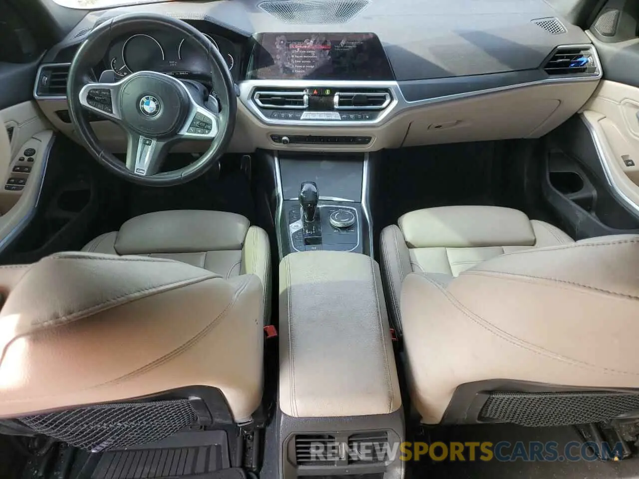 8 Фотография поврежденного автомобиля 3MW5R7J00L8B43315 BMW 3 SERIES 2020