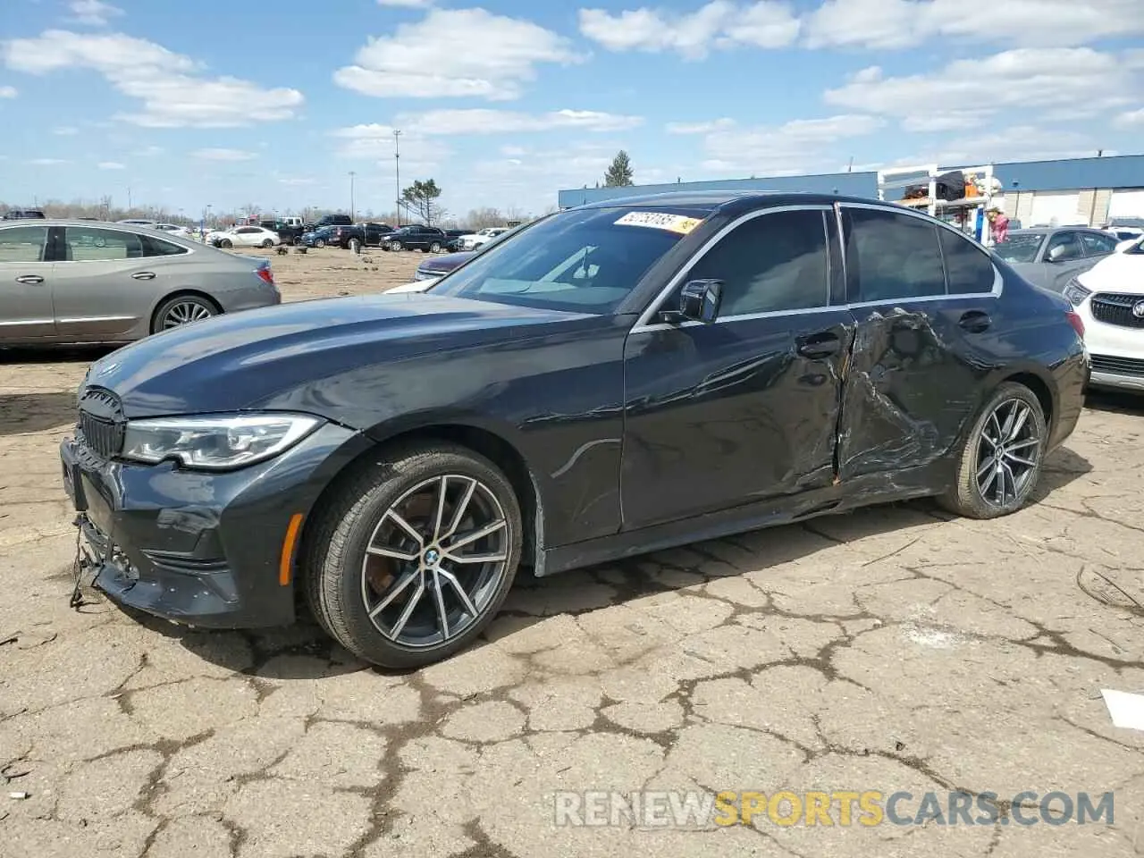 1 Фотография поврежденного автомобиля 3MW5R7J02L8B03849 BMW 3 SERIES 2020