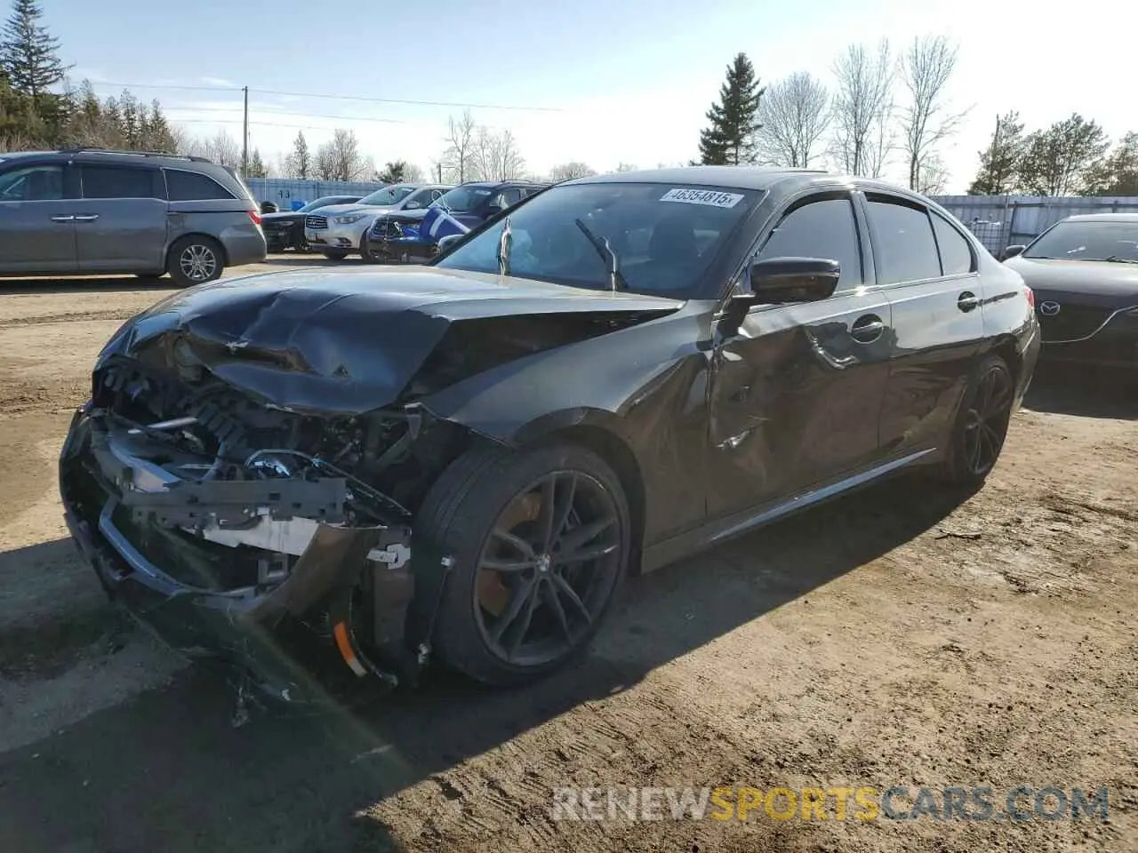 1 Photograph of a damaged car 3MW5R7J02L8B06976 BMW 3 SERIES 2020