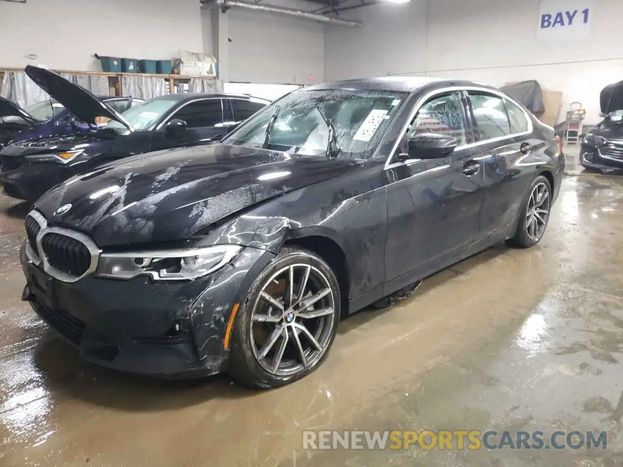 1 Фотография поврежденного автомобиля 3MW5R7J03L8B19302 BMW 3 SERIES 2020