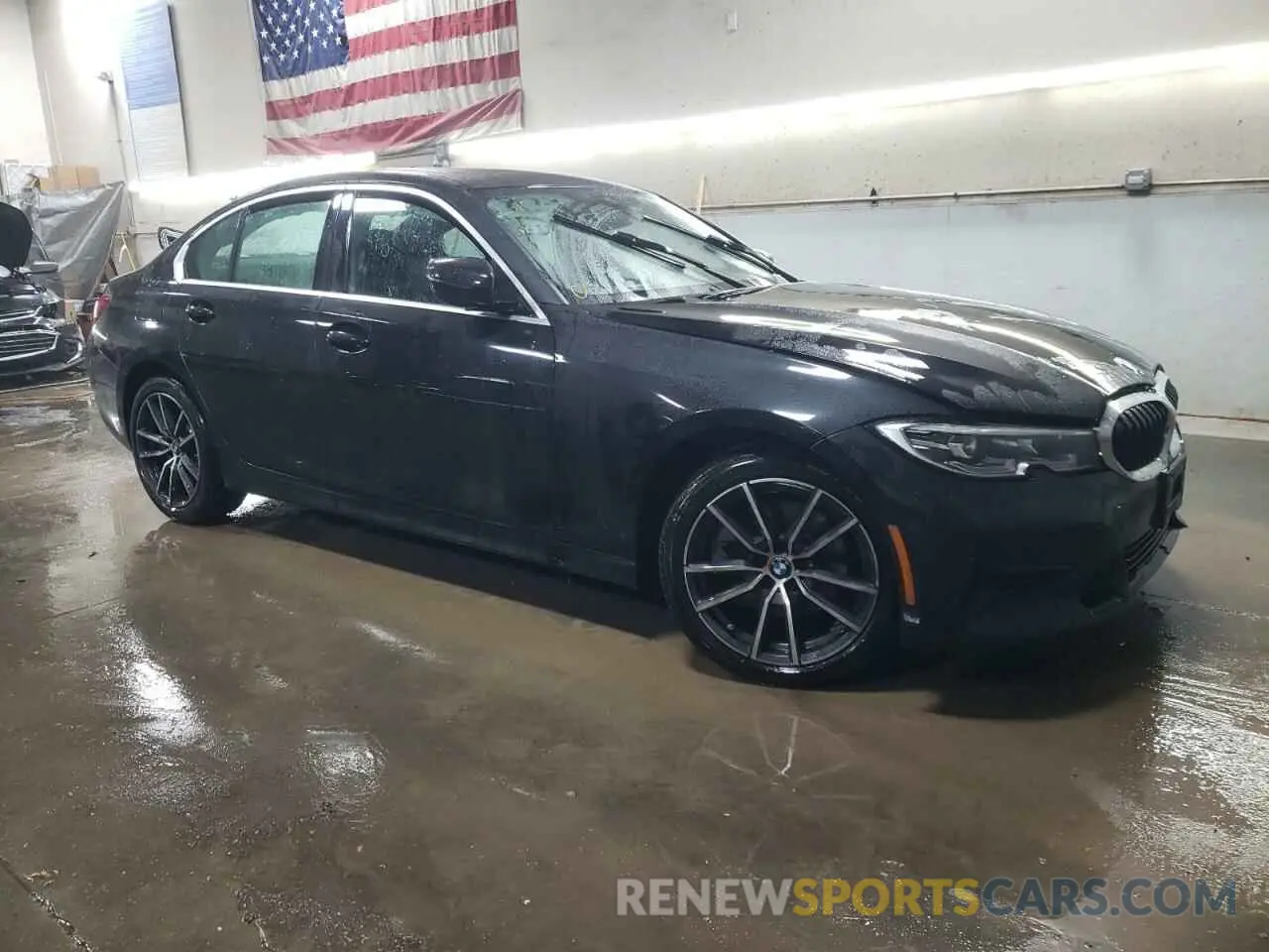 4 Фотография поврежденного автомобиля 3MW5R7J03L8B19302 BMW 3 SERIES 2020