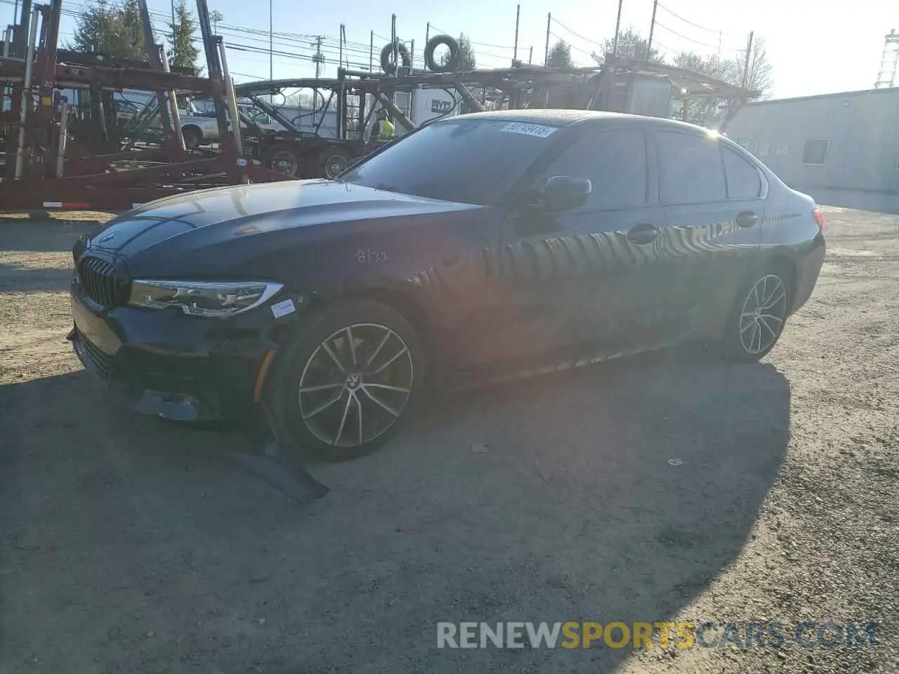 1 Фотография поврежденного автомобиля 3MW5R7J04L8B23519 BMW 3 SERIES 2020