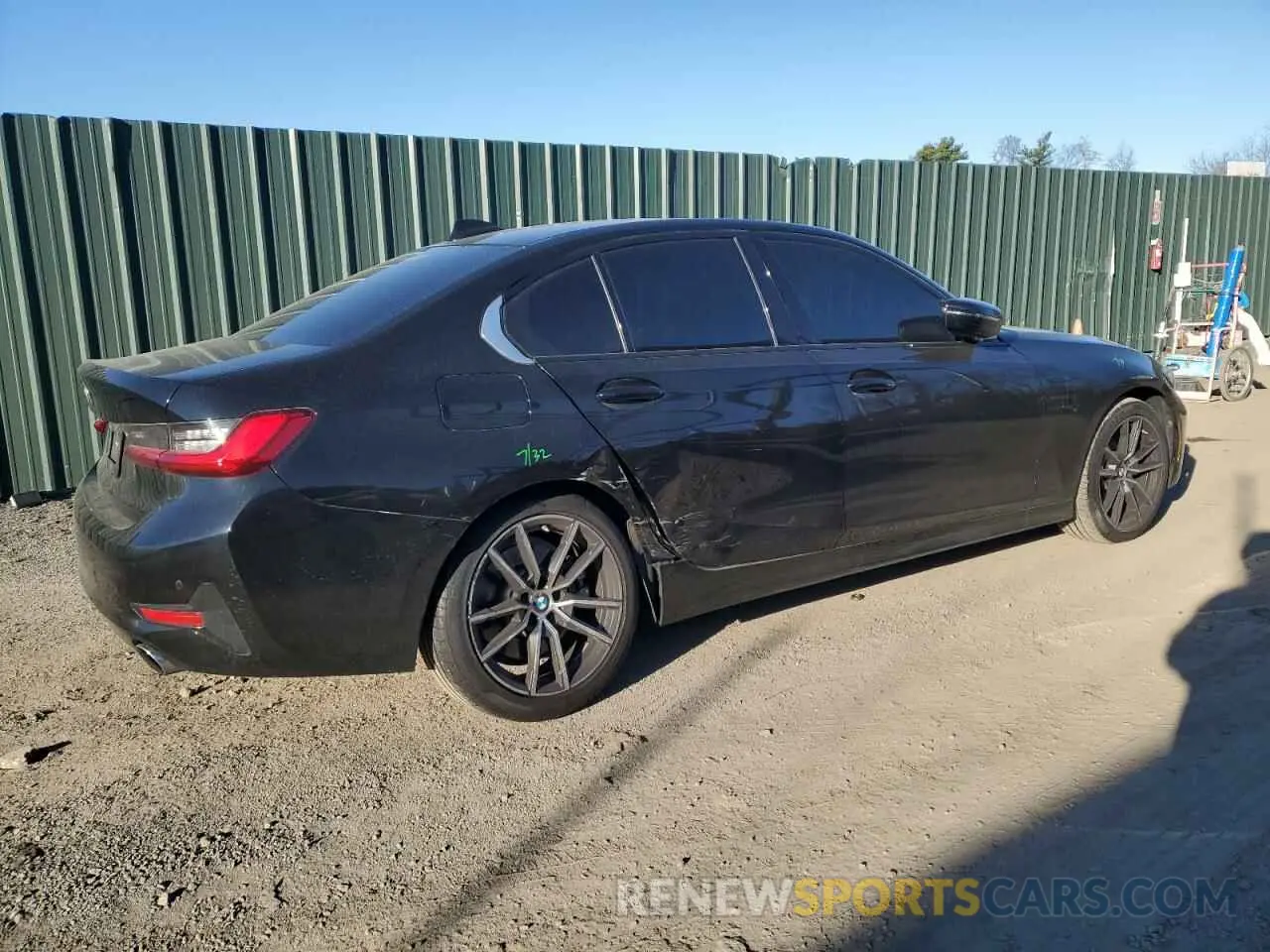 3 Фотография поврежденного автомобиля 3MW5R7J04L8B23519 BMW 3 SERIES 2020
