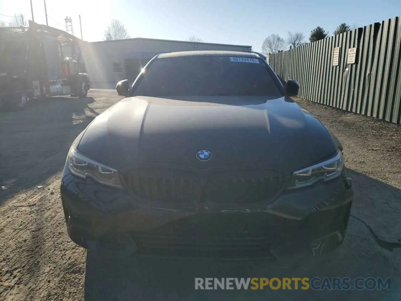 5 Фотография поврежденного автомобиля 3MW5R7J04L8B23519 BMW 3 SERIES 2020