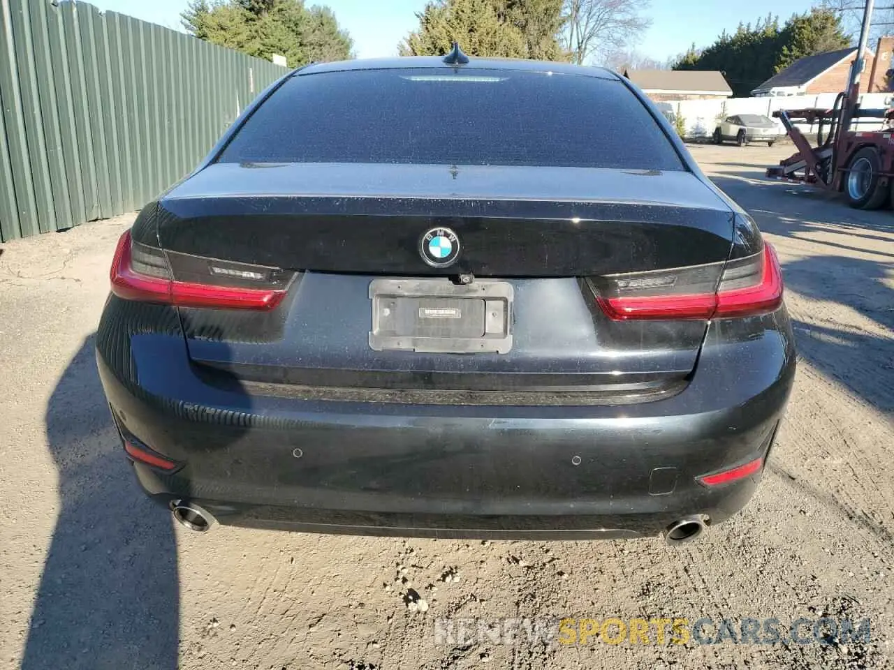 6 Фотография поврежденного автомобиля 3MW5R7J04L8B23519 BMW 3 SERIES 2020