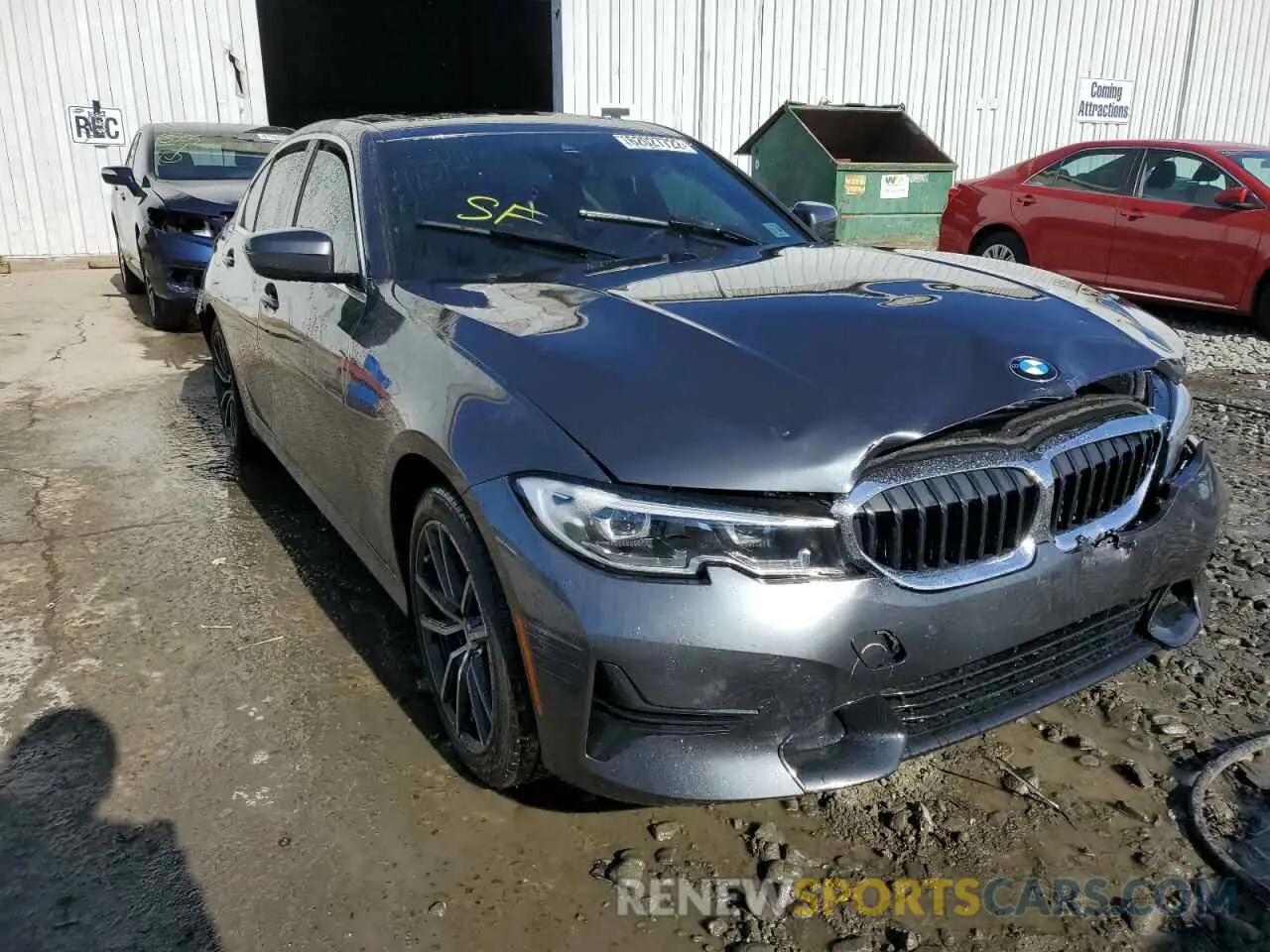 1 Фотография поврежденного автомобиля 3MW5R7J06L8B09542 BMW 3 SERIES 2020