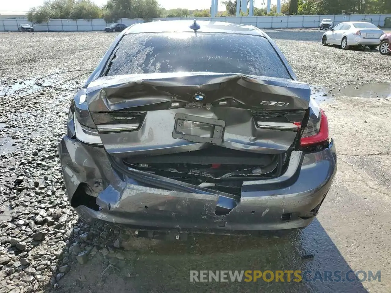 9 Фотография поврежденного автомобиля 3MW5R7J06L8B09542 BMW 3 SERIES 2020