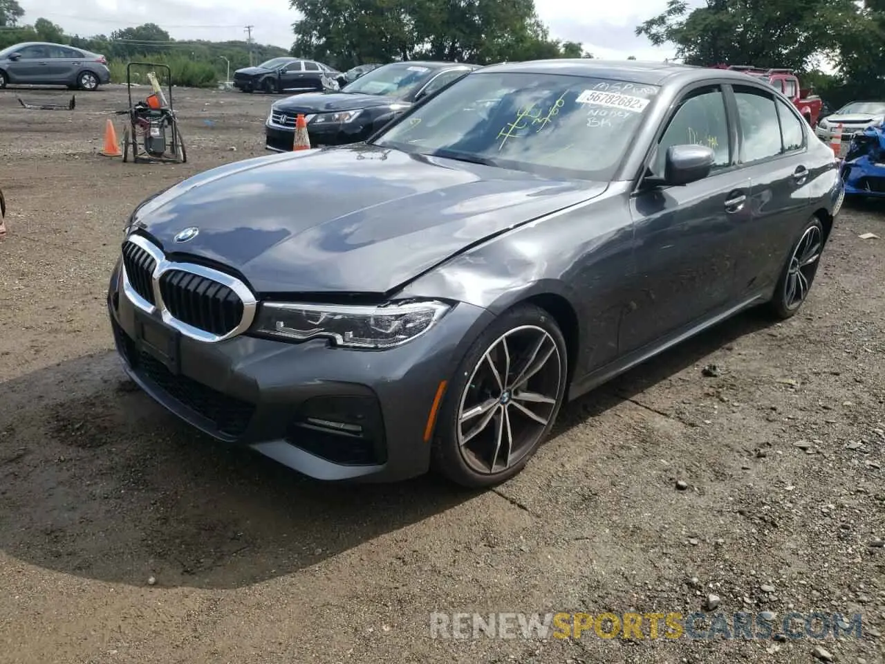 2 Photograph of a damaged car 3MW5R7J06L8B11260 BMW 3 SERIES 2020