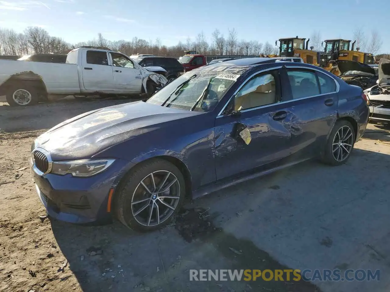 1 Photograph of a damaged car 3MW5R7J06L8B11338 BMW 3 SERIES 2020