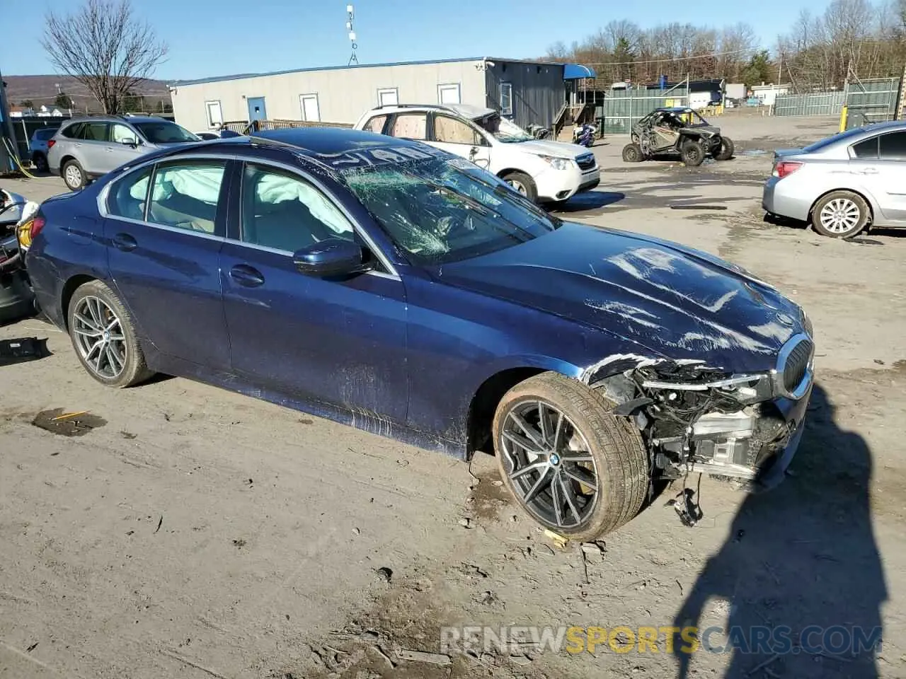 4 Photograph of a damaged car 3MW5R7J06L8B11338 BMW 3 SERIES 2020