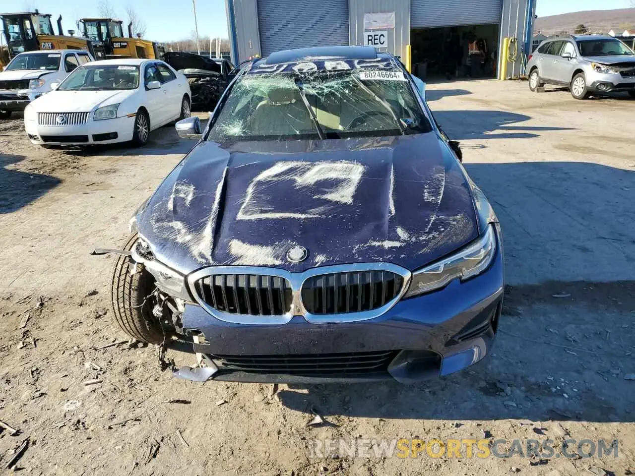 5 Photograph of a damaged car 3MW5R7J06L8B11338 BMW 3 SERIES 2020
