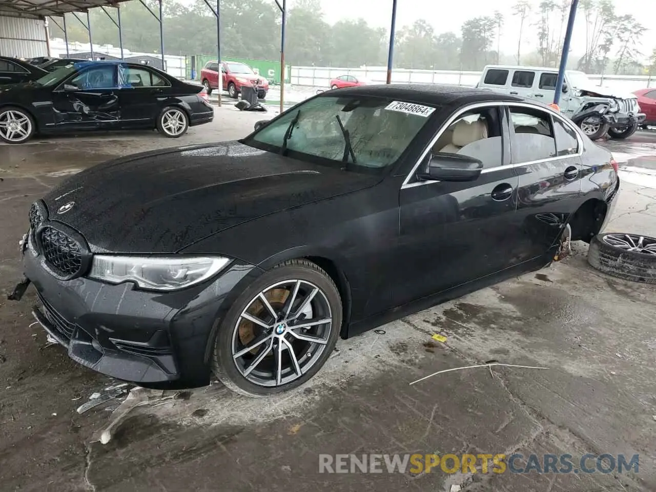 1 Photograph of a damaged car 3MW5R7J06L8B21187 BMW 3 SERIES 2020