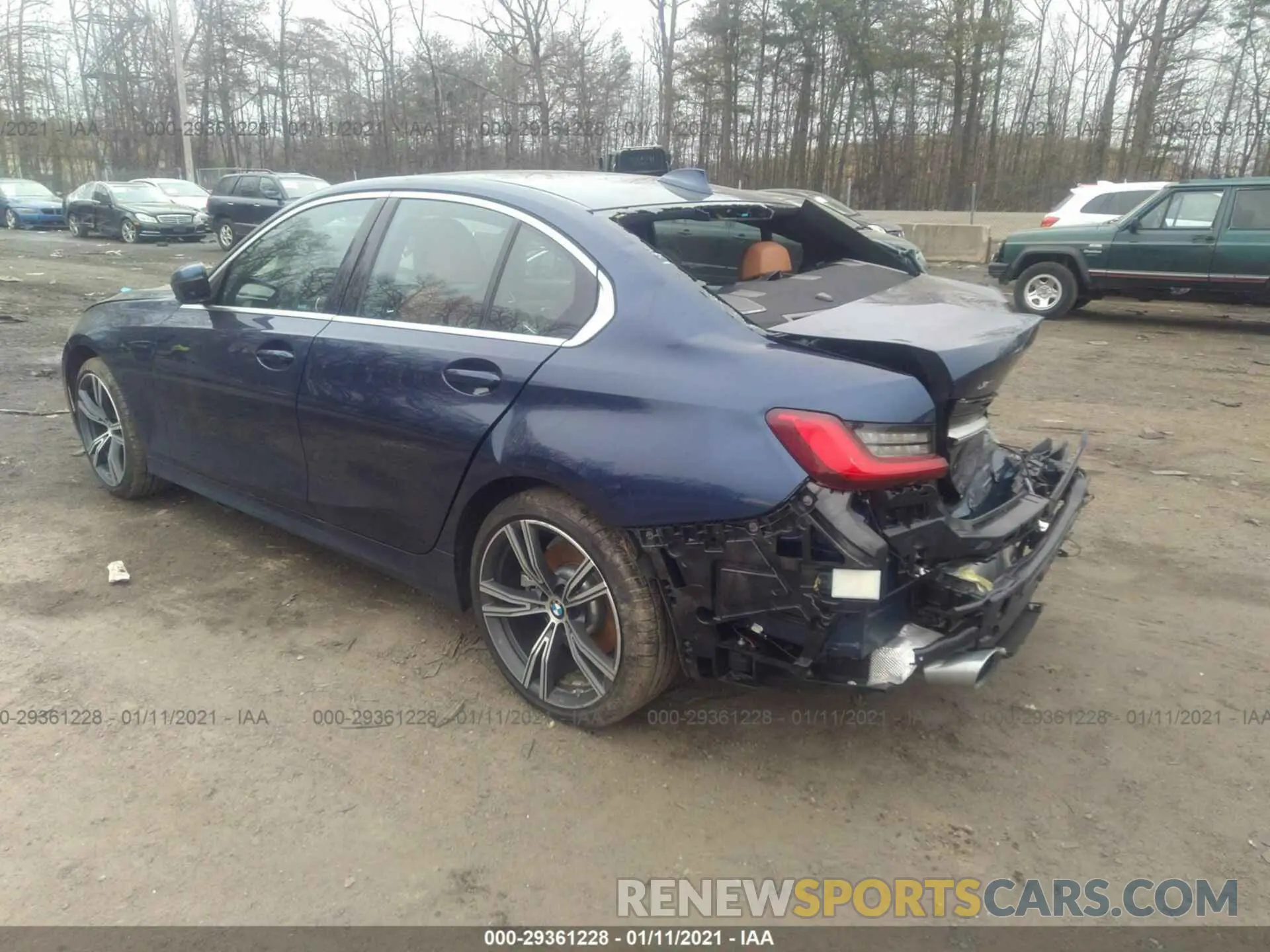 3 Photograph of a damaged car 3MW5R7J07L8B09596 BMW 3 SERIES 2020