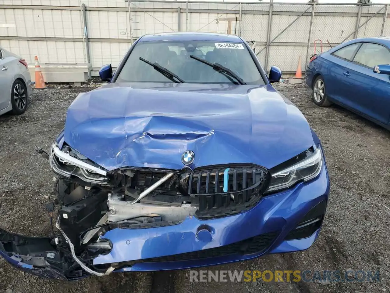 5 Photograph of a damaged car 3MW5R7J07L8B27418 BMW 3 SERIES 2020