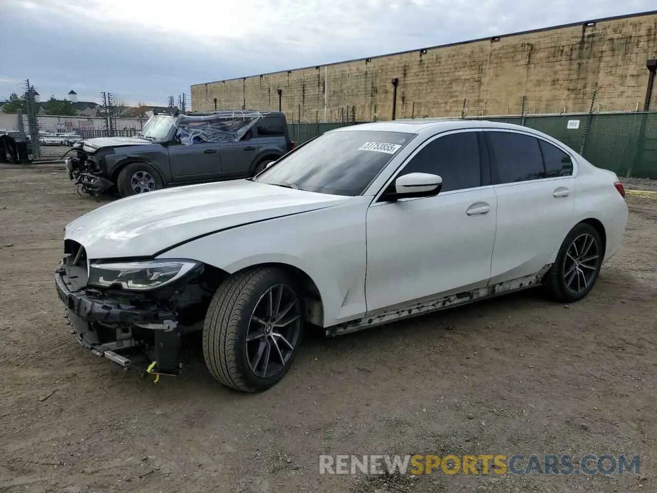 1 Фотография поврежденного автомобиля 3MW5R7J08L8B05959 BMW 3 SERIES 2020