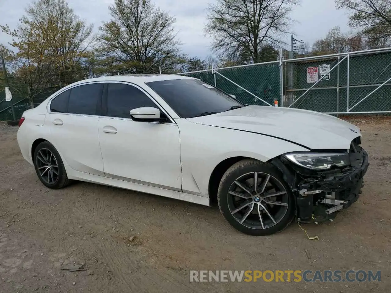 4 Фотография поврежденного автомобиля 3MW5R7J08L8B05959 BMW 3 SERIES 2020