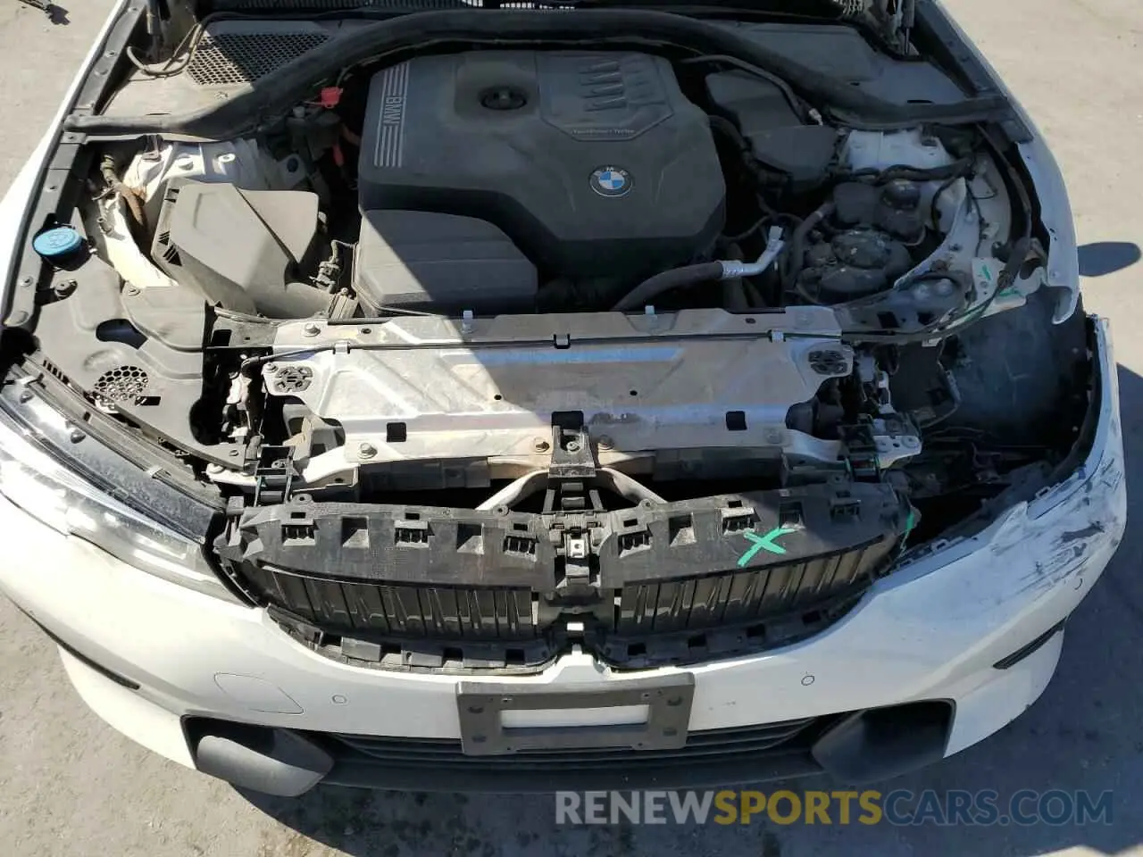 11 Фотография поврежденного автомобиля 3MW5R7J08L8B23331 BMW 3 SERIES 2020