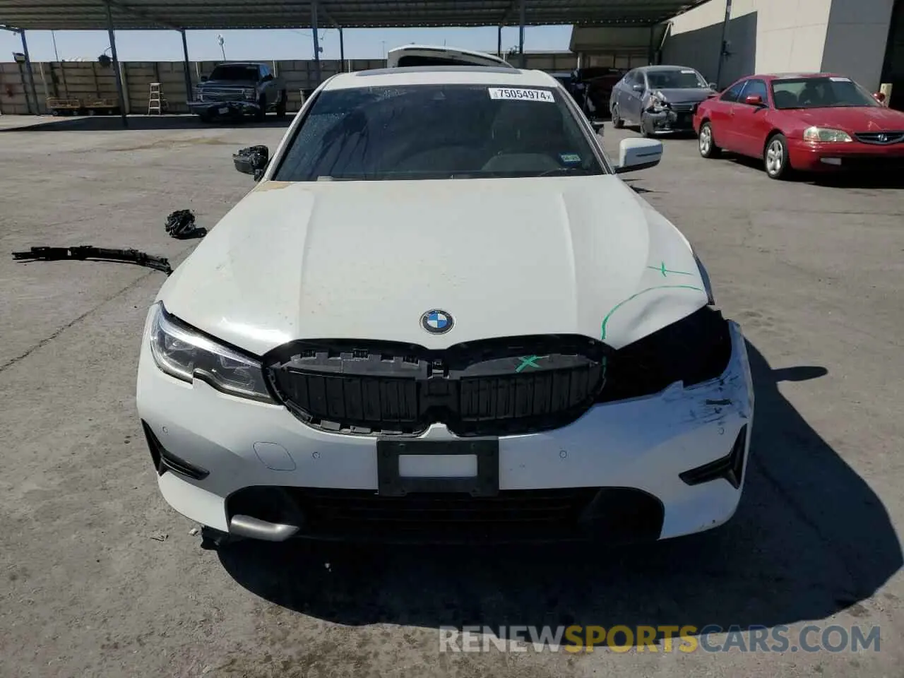 5 Фотография поврежденного автомобиля 3MW5R7J08L8B23331 BMW 3 SERIES 2020