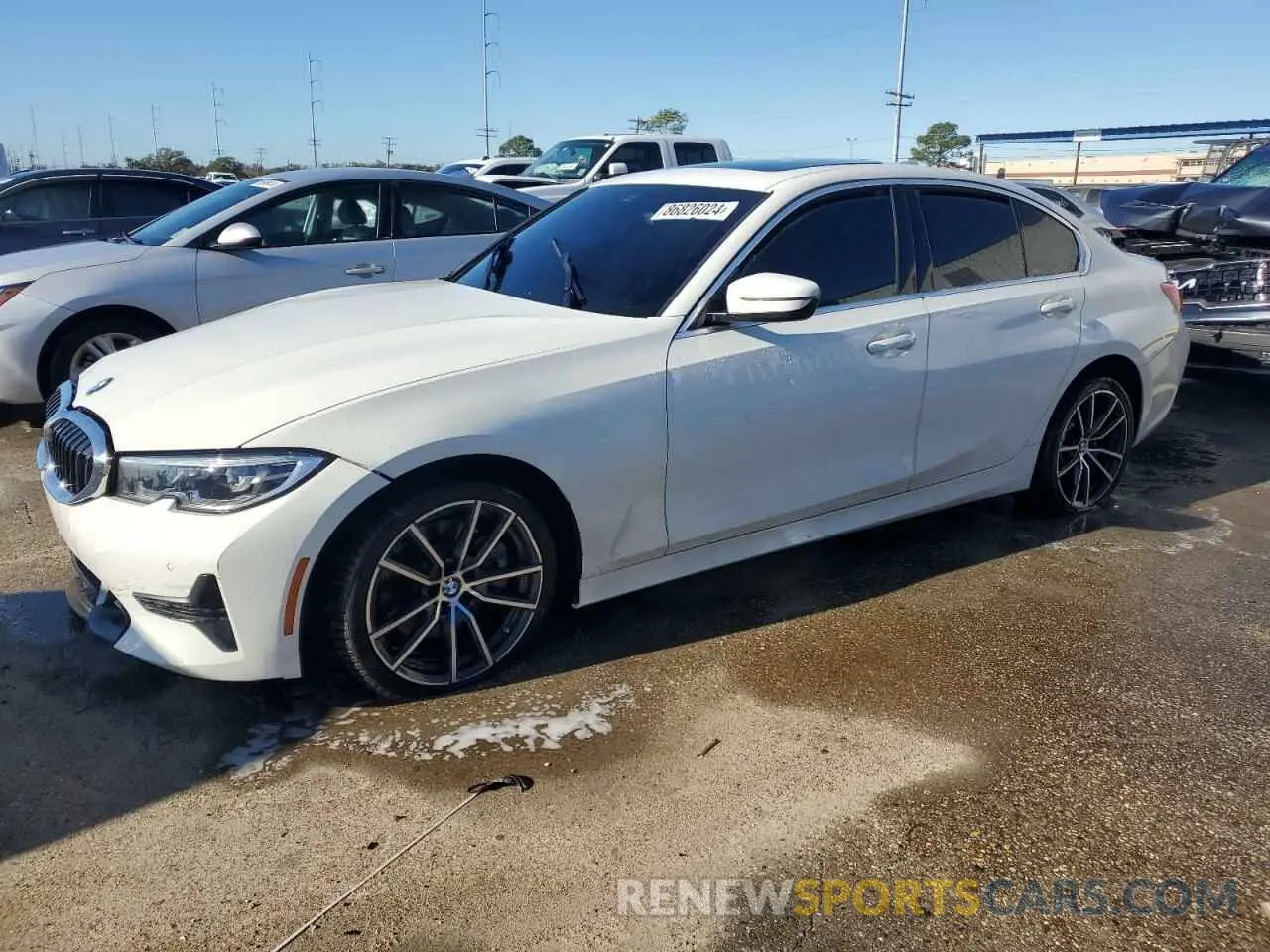 1 Photograph of a damaged car 3MW5R7J08L8B24138 BMW 3 SERIES 2020