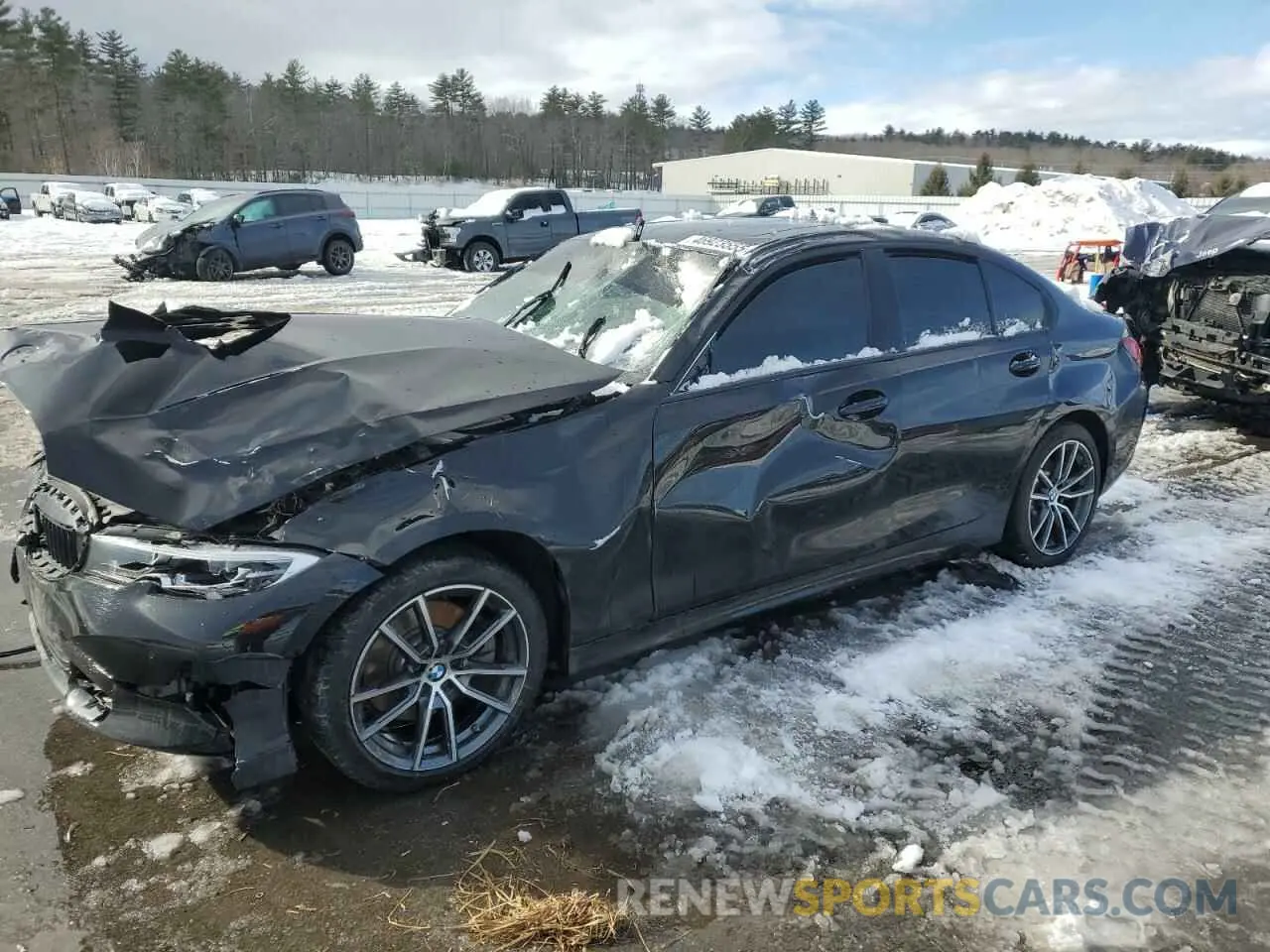 1 Фотография поврежденного автомобиля 3MW5R7J09L8B10216 BMW 3 SERIES 2020