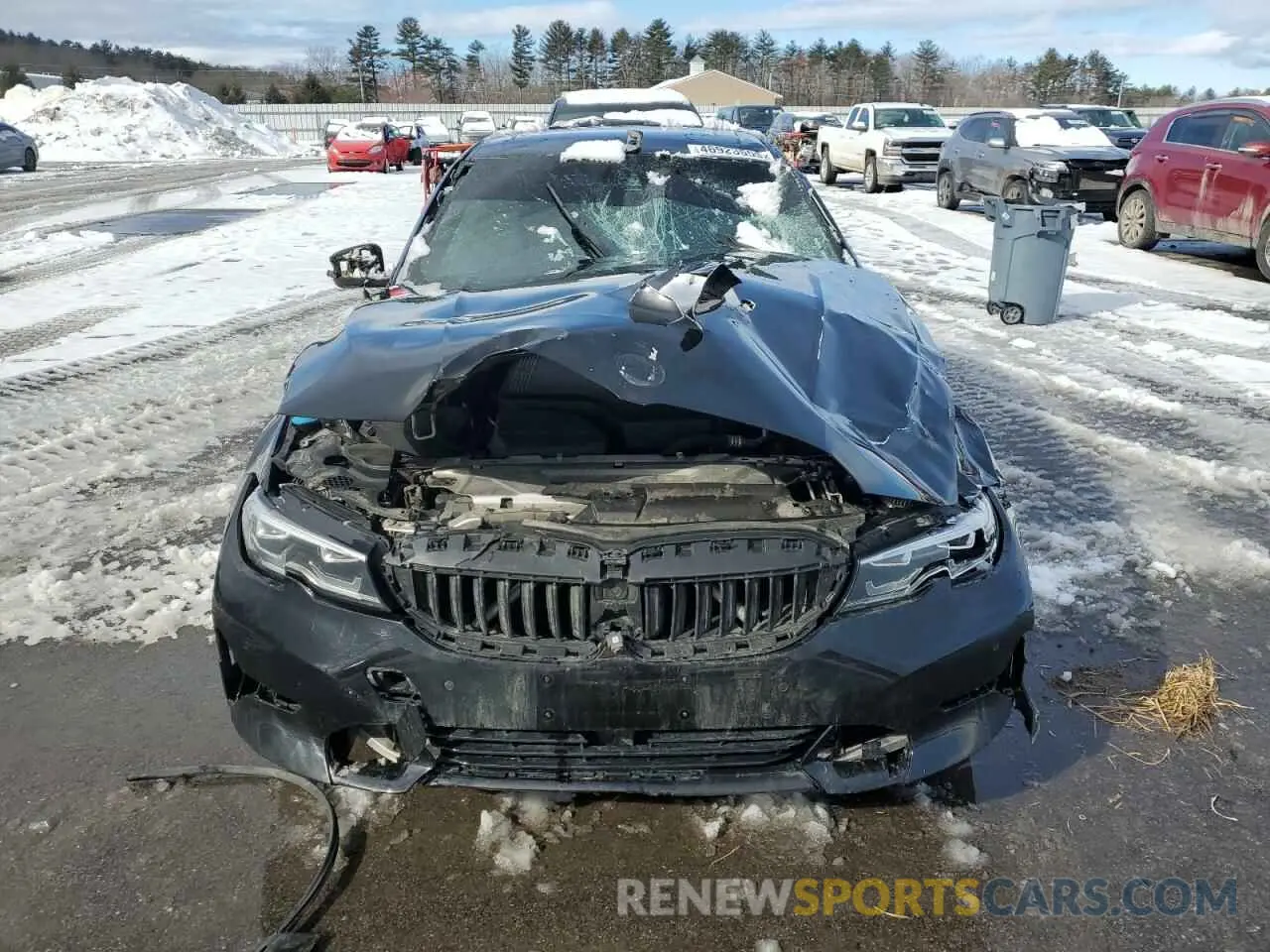 5 Фотография поврежденного автомобиля 3MW5R7J09L8B10216 BMW 3 SERIES 2020