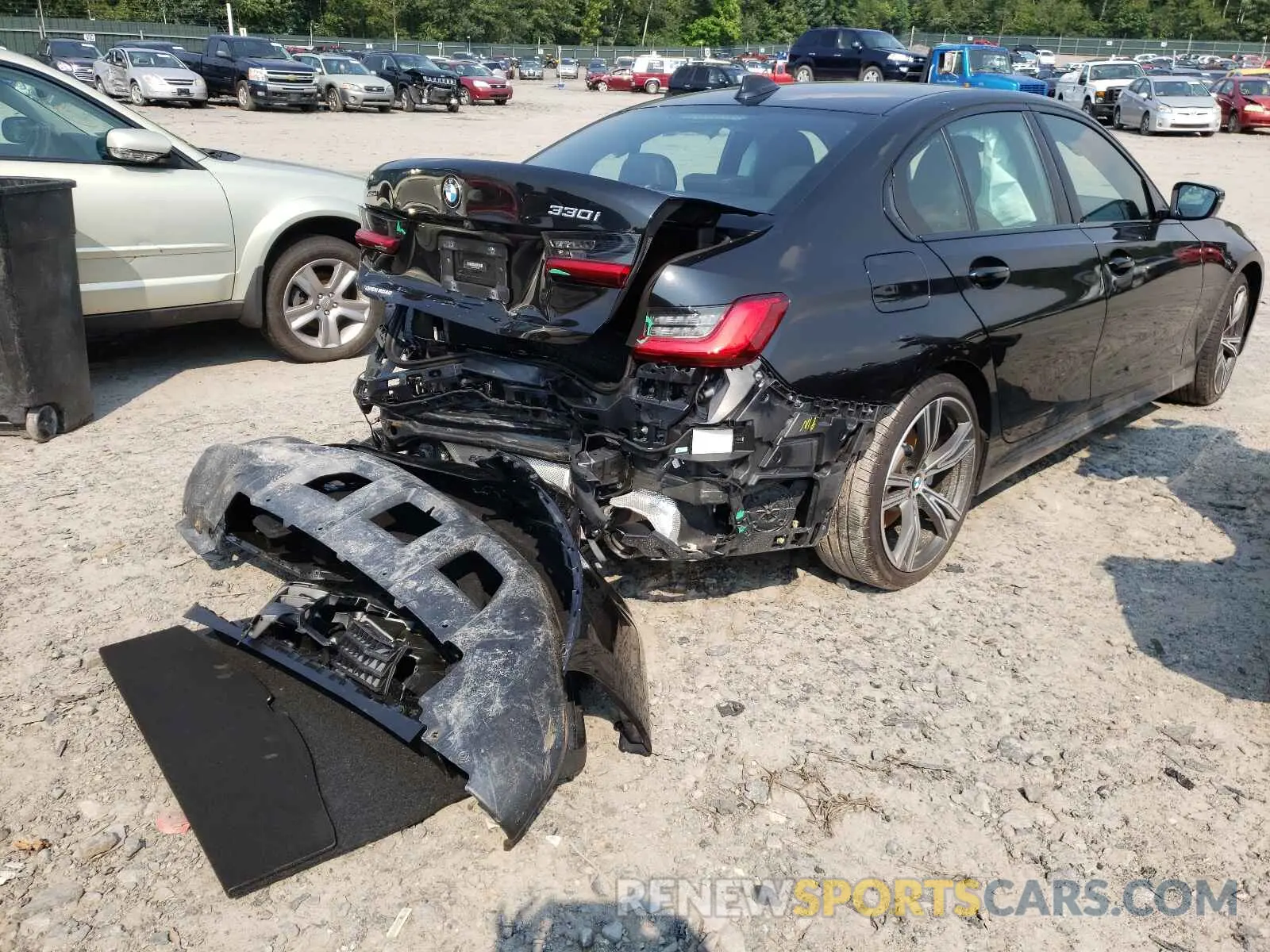 4 Фотография поврежденного автомобиля 3MW5R7J09L8B13925 BMW 3 SERIES 2020