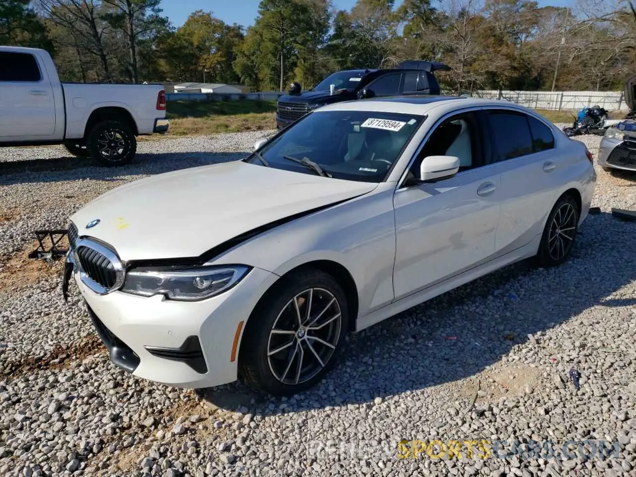 1 Фотография поврежденного автомобиля 3MW5R7J0XL8B24142 BMW 3 SERIES 2020