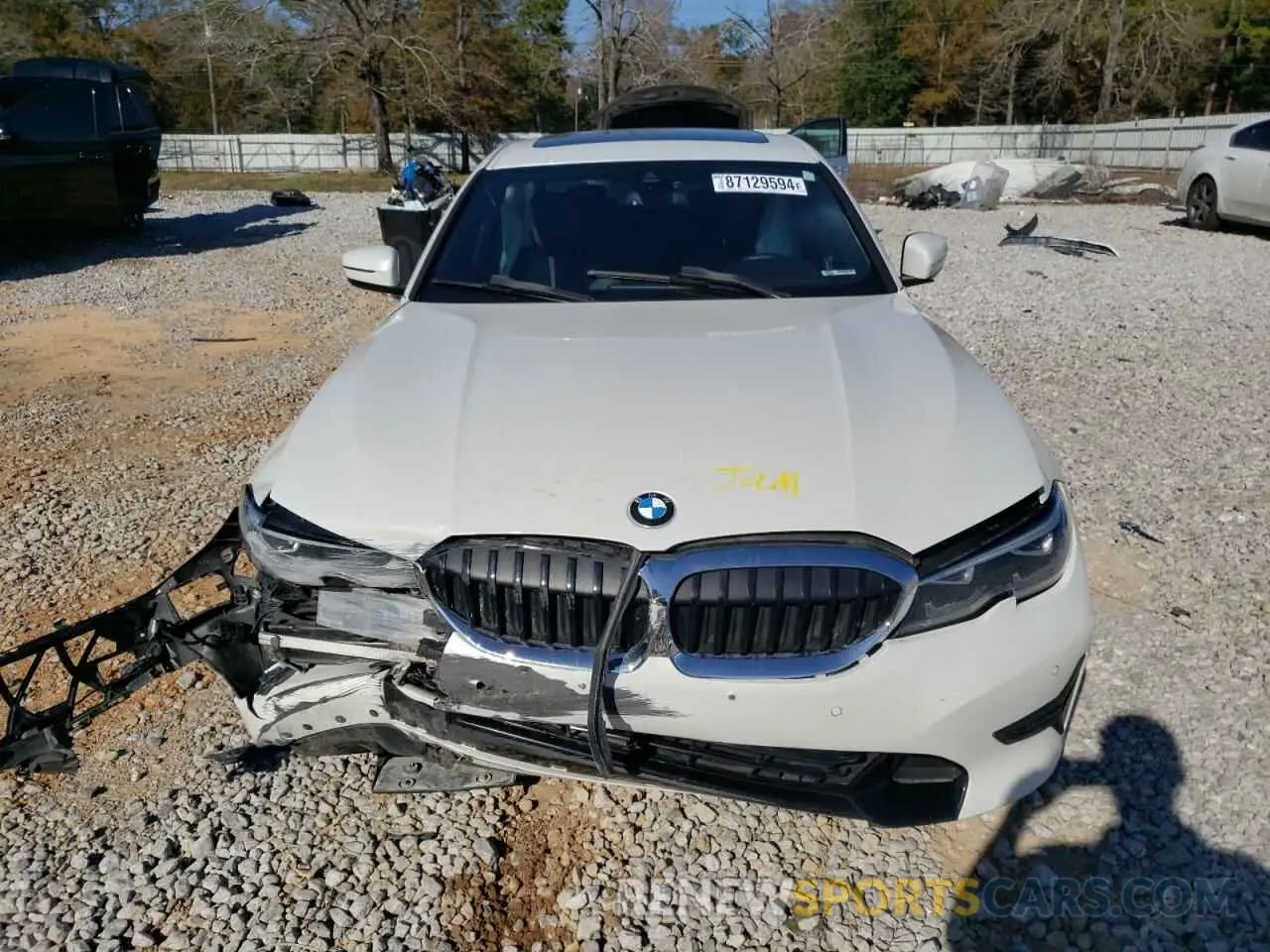 5 Фотография поврежденного автомобиля 3MW5R7J0XL8B24142 BMW 3 SERIES 2020