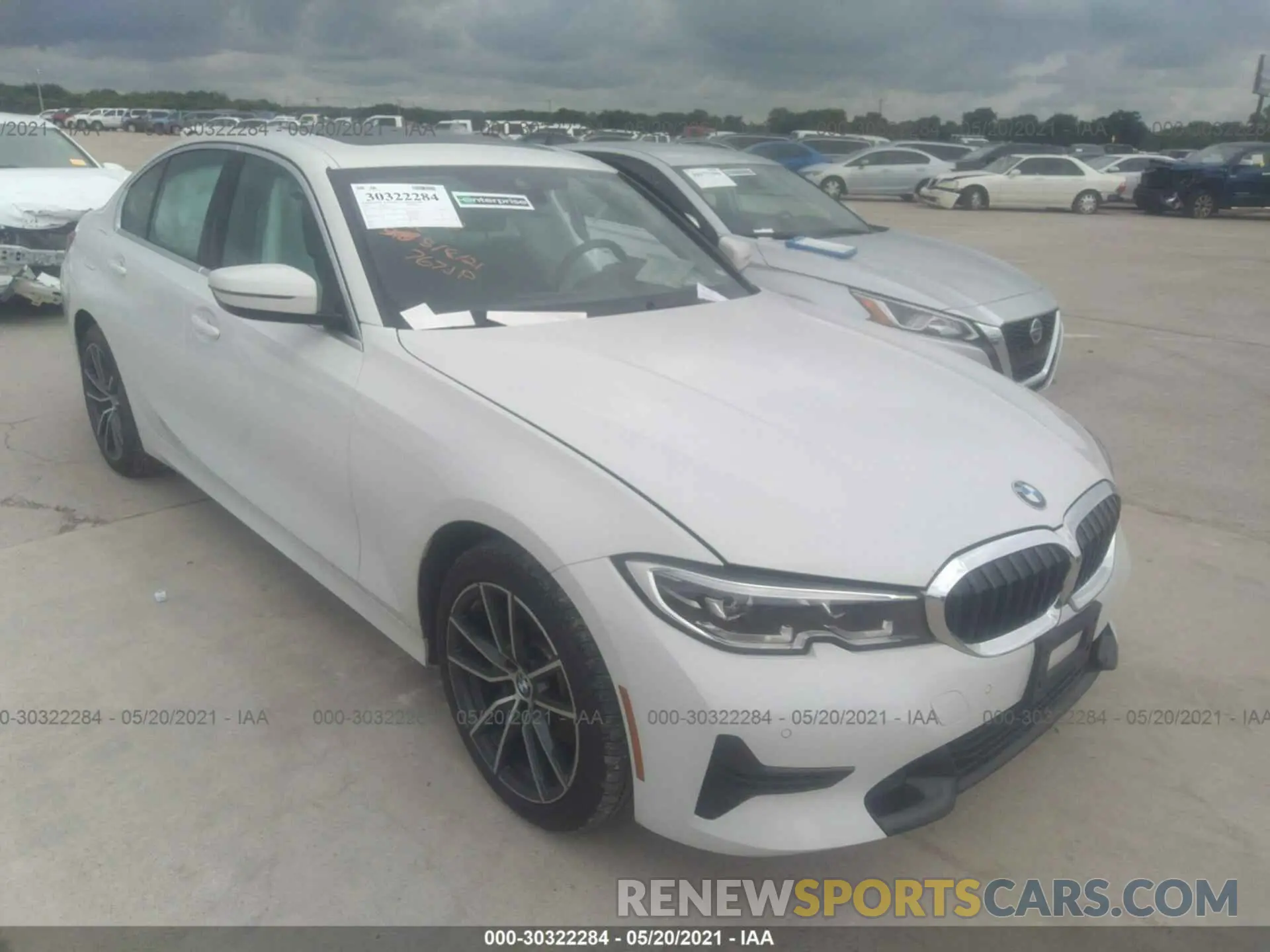 1 Photograph of a damaged car 3MW5R7J0XL8B24819 BMW 3 SERIES 2020