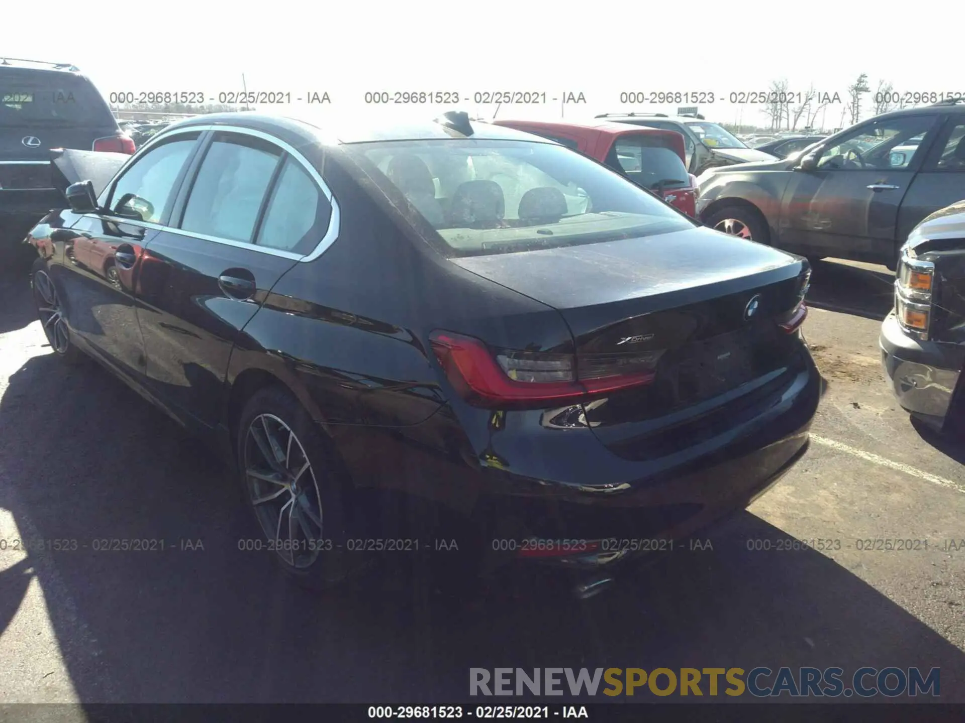 3 Фотография поврежденного автомобиля 3MW5R7J0XL8B31219 BMW 3 SERIES 2020