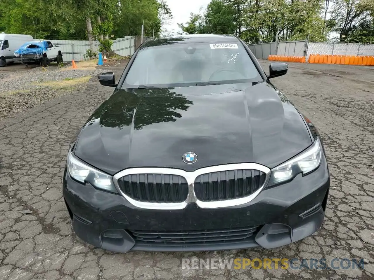 5 Фотография поврежденного автомобиля 3MW5R7J0XL8B33536 BMW 3 SERIES 2020