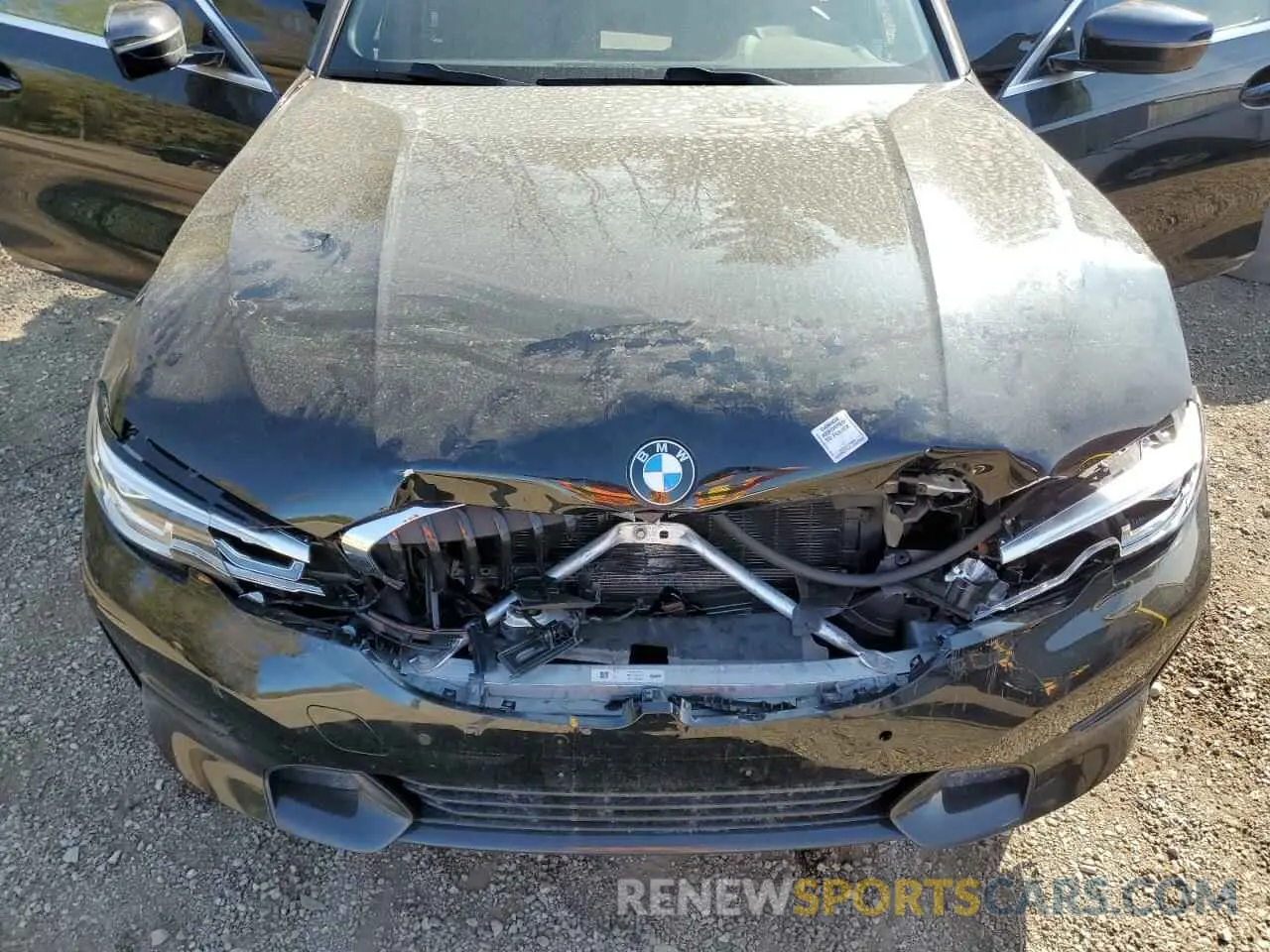 11 Фотография поврежденного автомобиля 3MW5R7J0XL8B40972 BMW 3 SERIES 2020