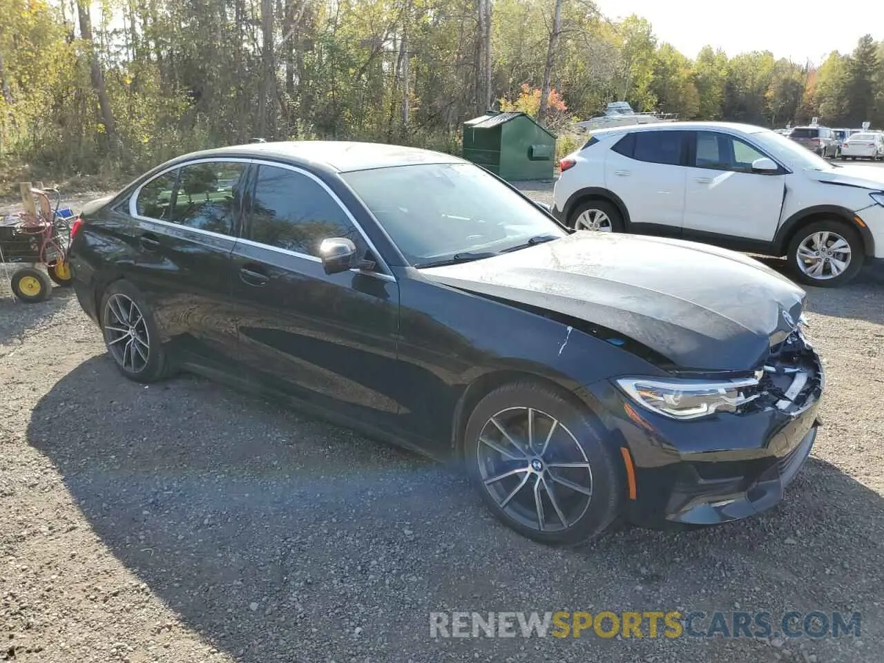4 Фотография поврежденного автомобиля 3MW5R7J0XL8B40972 BMW 3 SERIES 2020