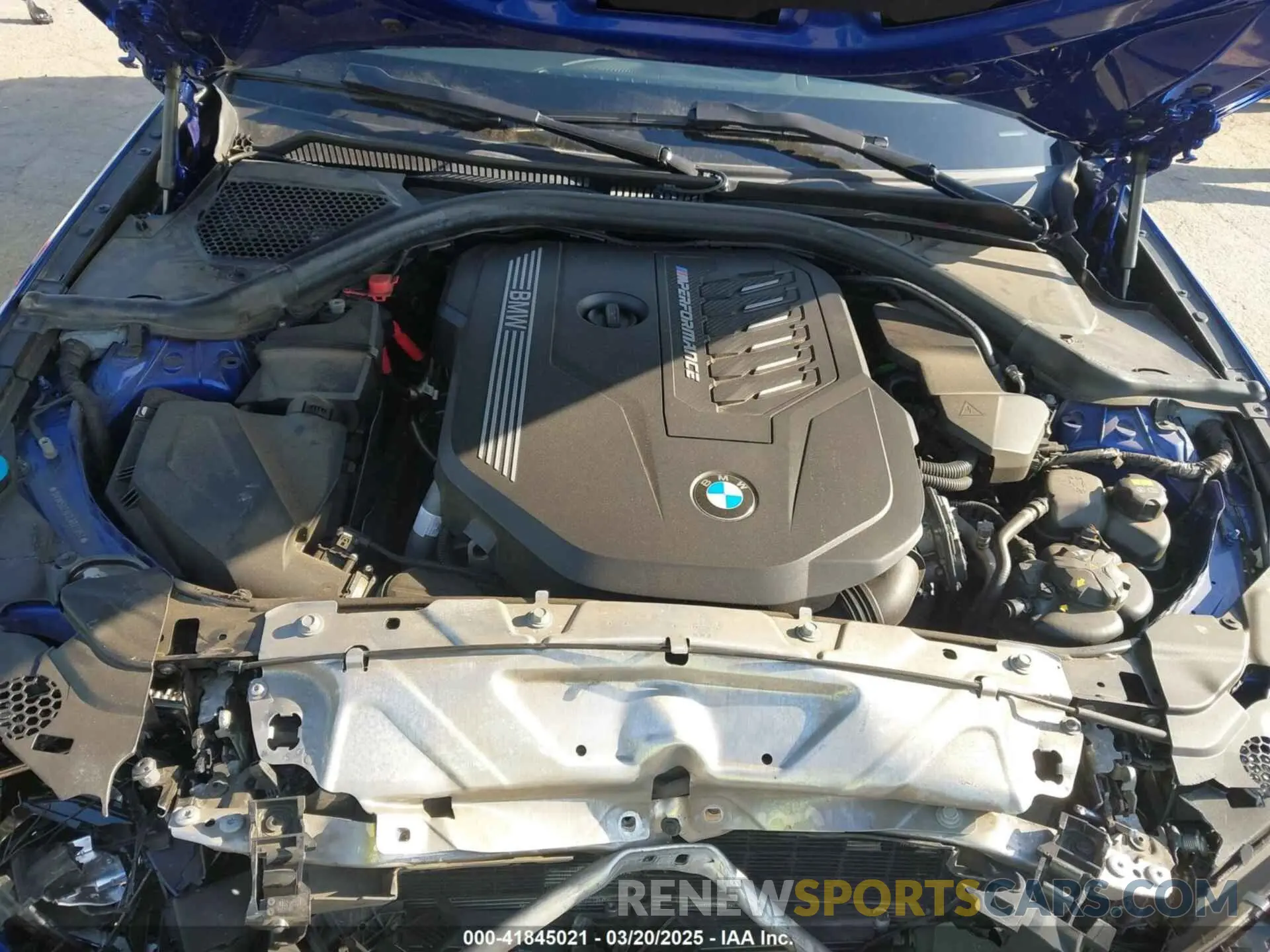 10 Photograph of a damaged car 3MW5U7J03L8B27267 BMW 3 SERIES 2020
